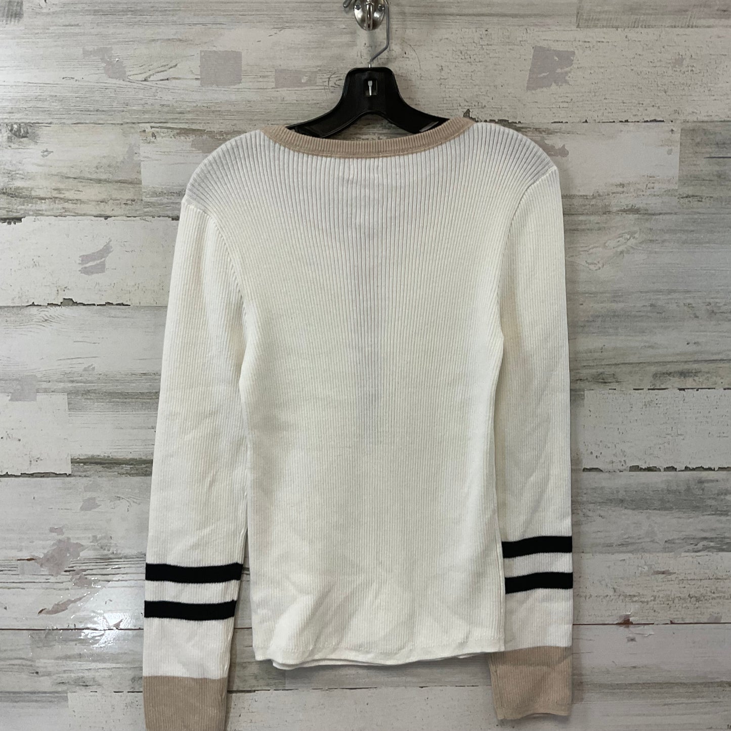 Sweater By Faherty In White, Size: L