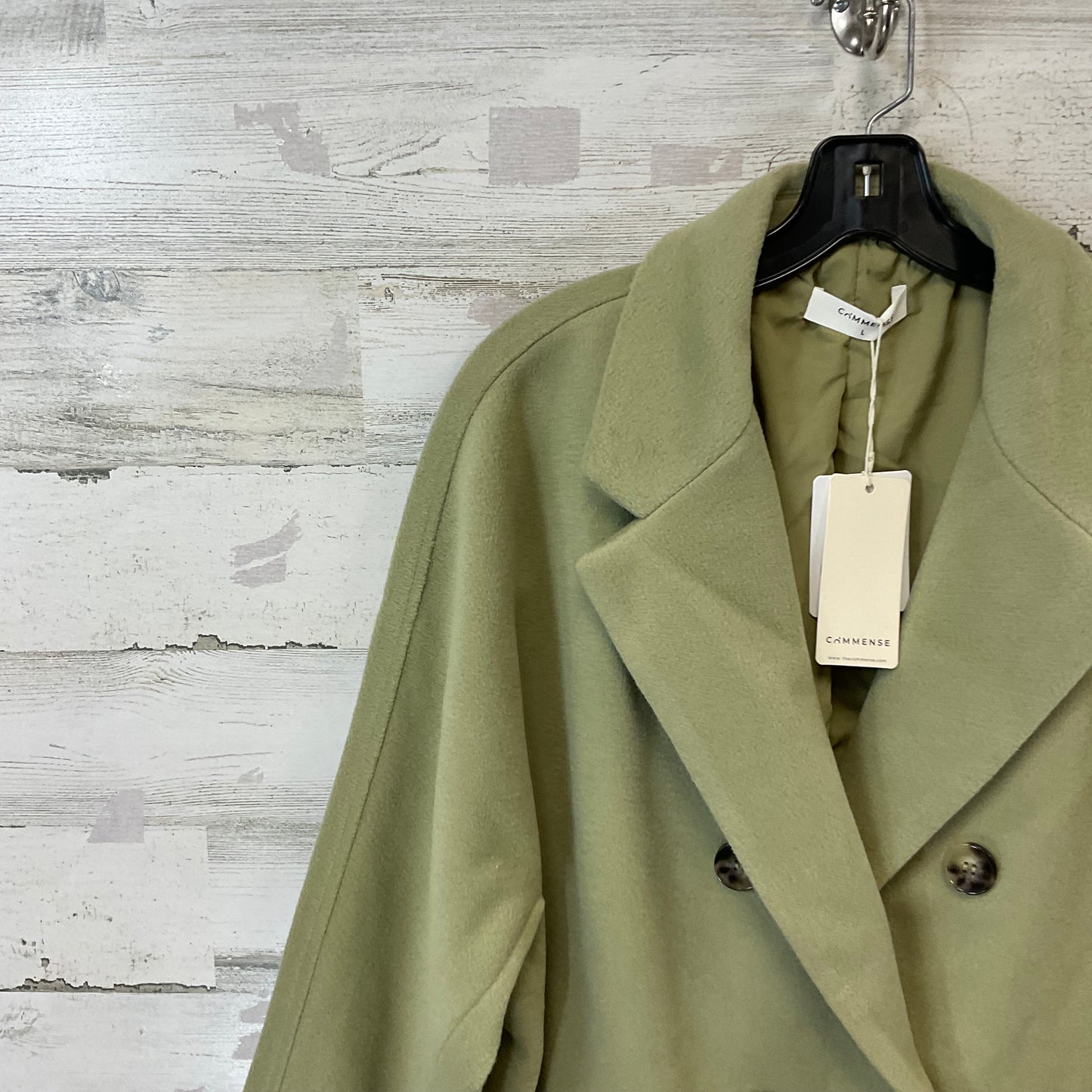 Coat Other By COMMENSE In Green, Size: L