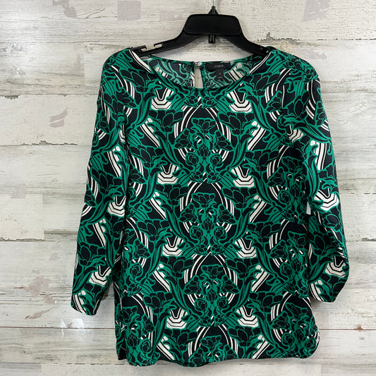 Top Long Sleeve By J. Crew In Green, Size: Xs