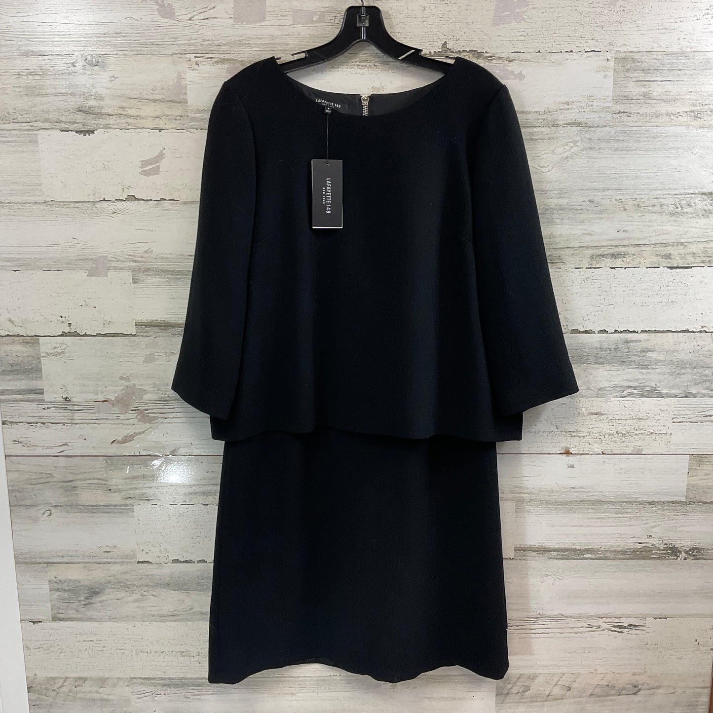 Dress Work By Lafayette 148 In Black, Size: M