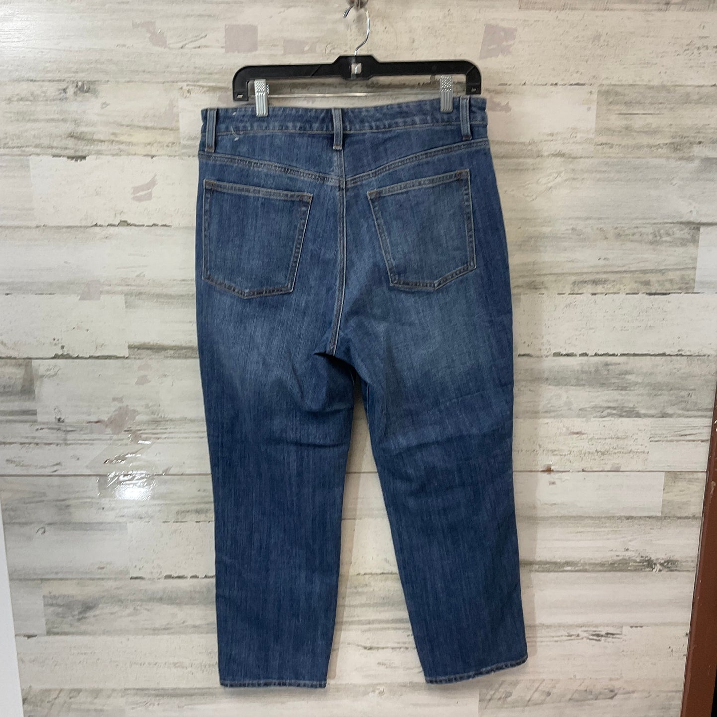 Jeans Straight By Talbots In Blue Denim, Size: 12