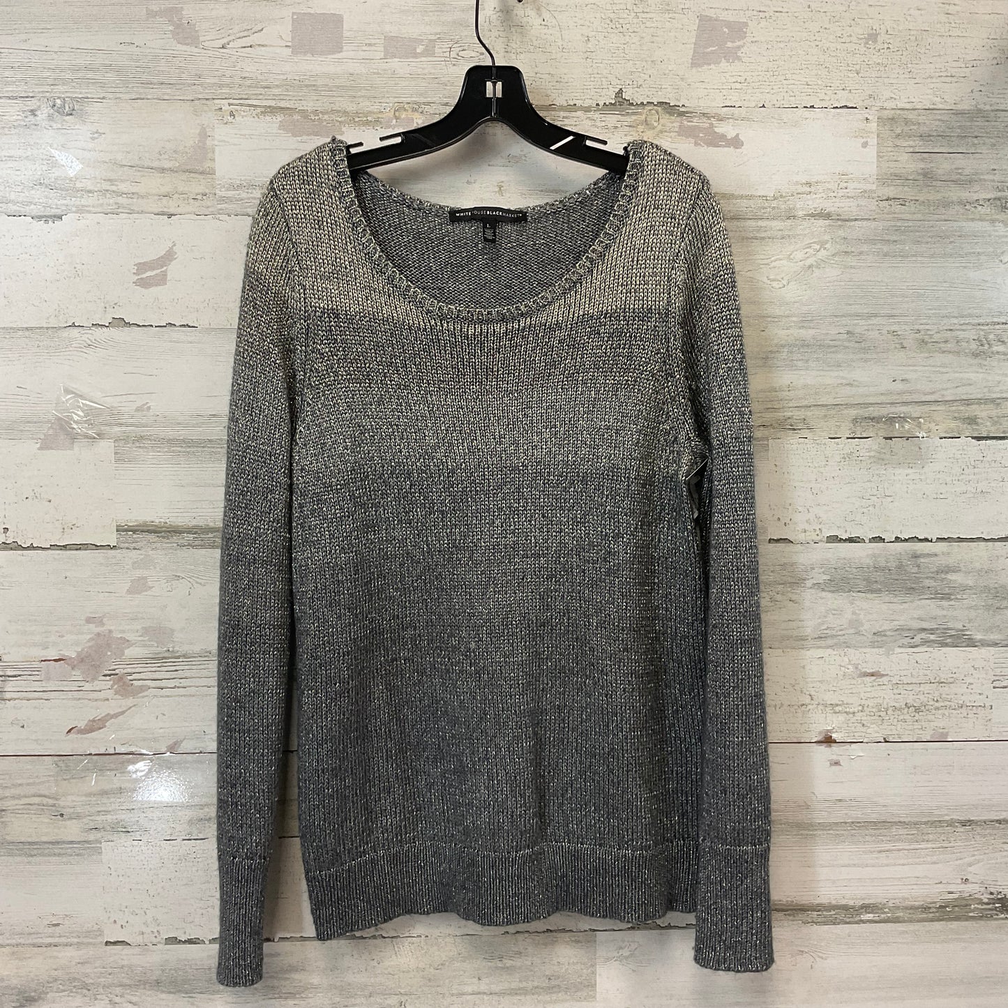 Sweater By White House Black Market In Silver, Size: L