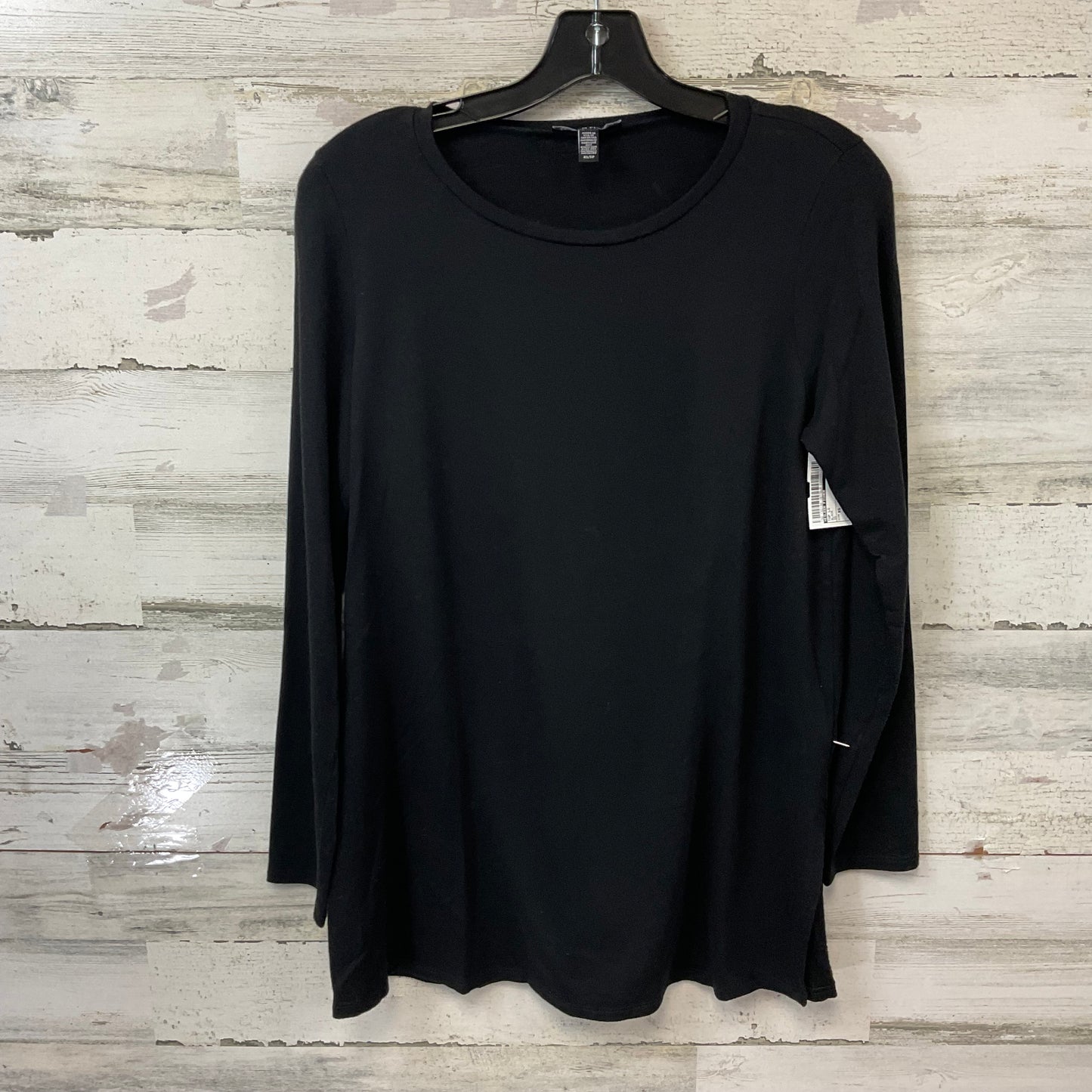 Top Long Sleeve By Eileen Fisher In Black, Size: Xs