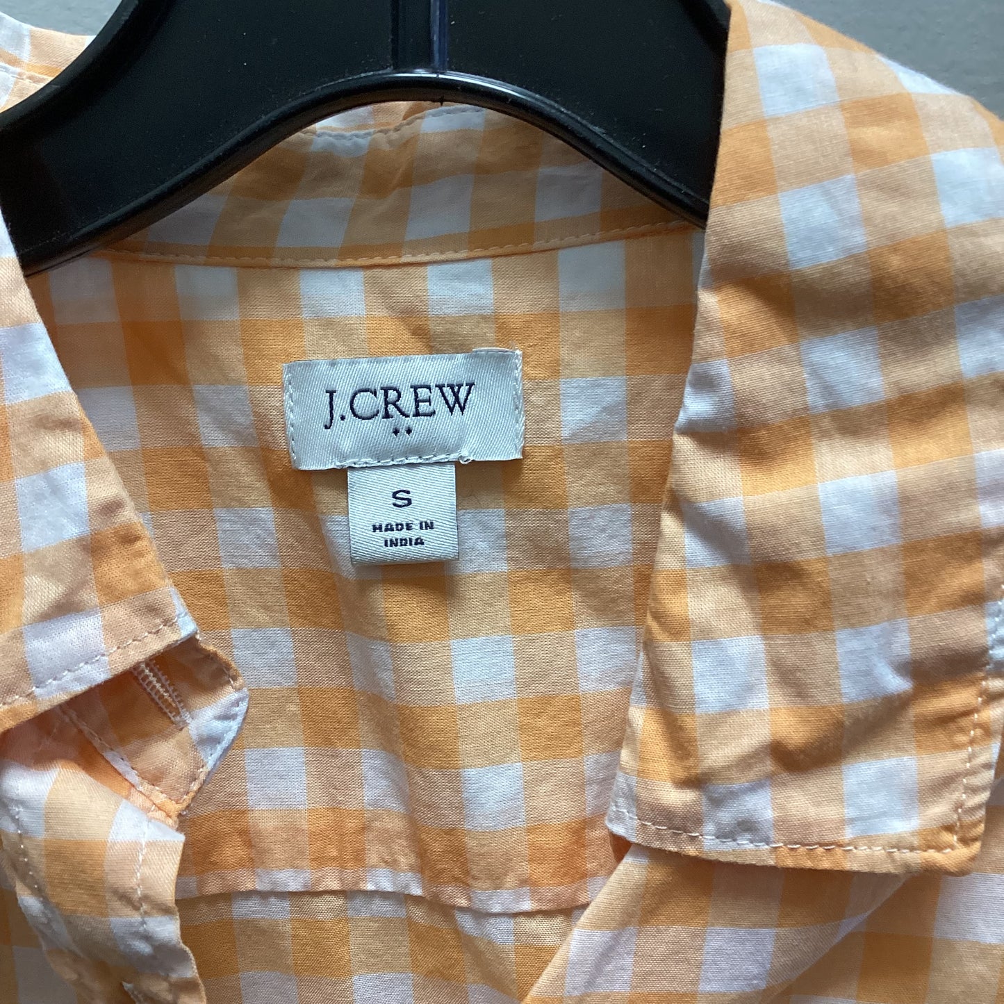 Blouse Long Sleeve By J. Crew In Orange, Size: S