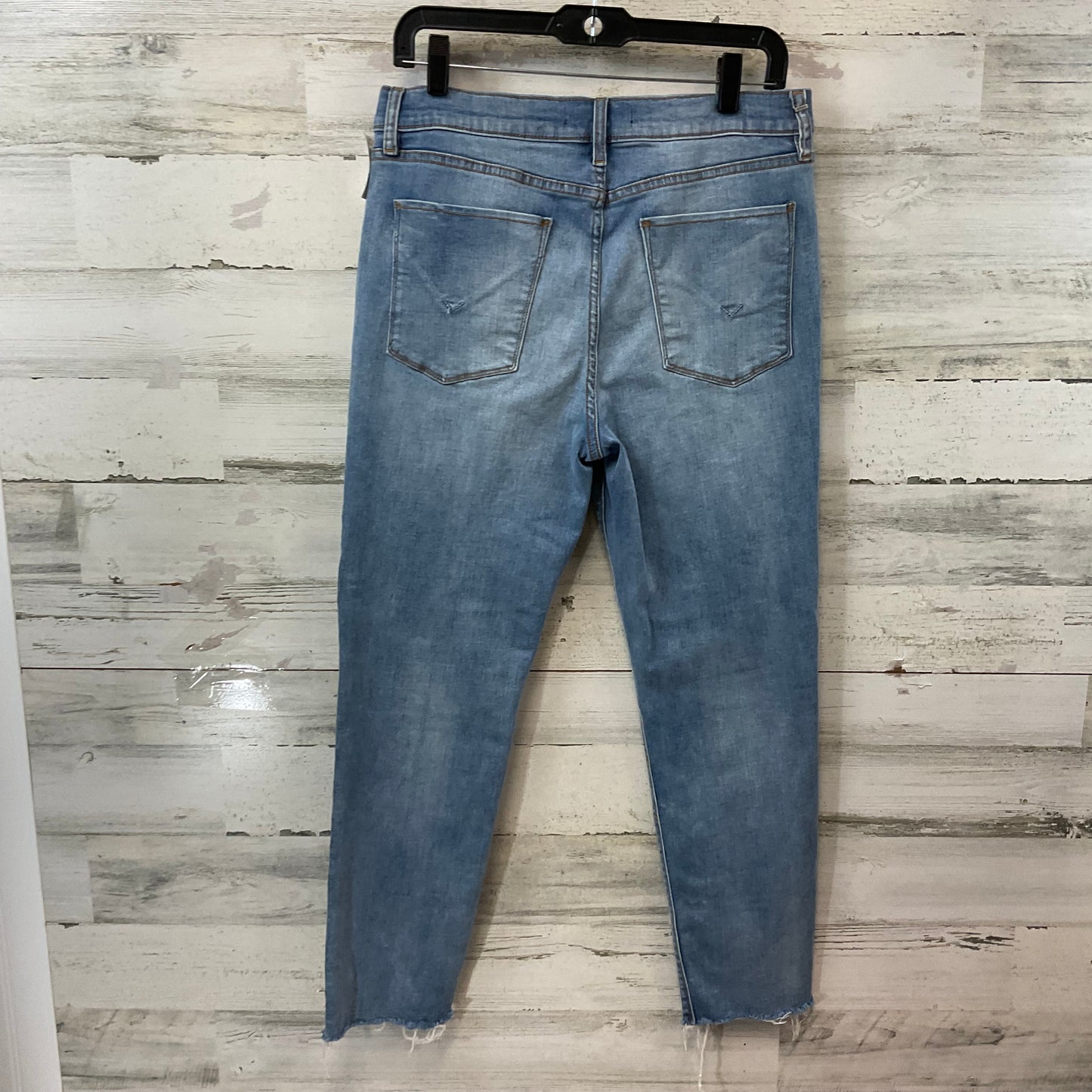 Jeans Straight By Hudson In Blue Denim, Size: 12