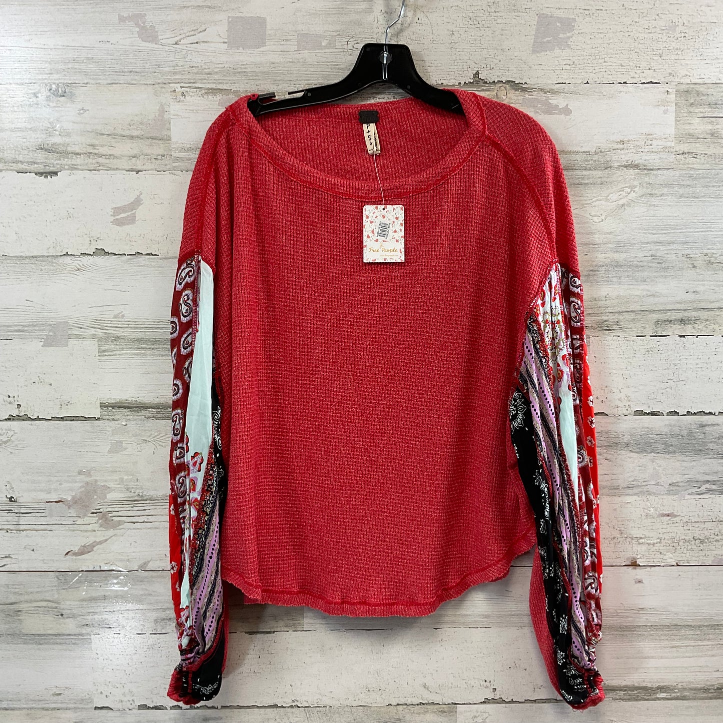 Top Long Sleeve By We The Free In Red, Size: S