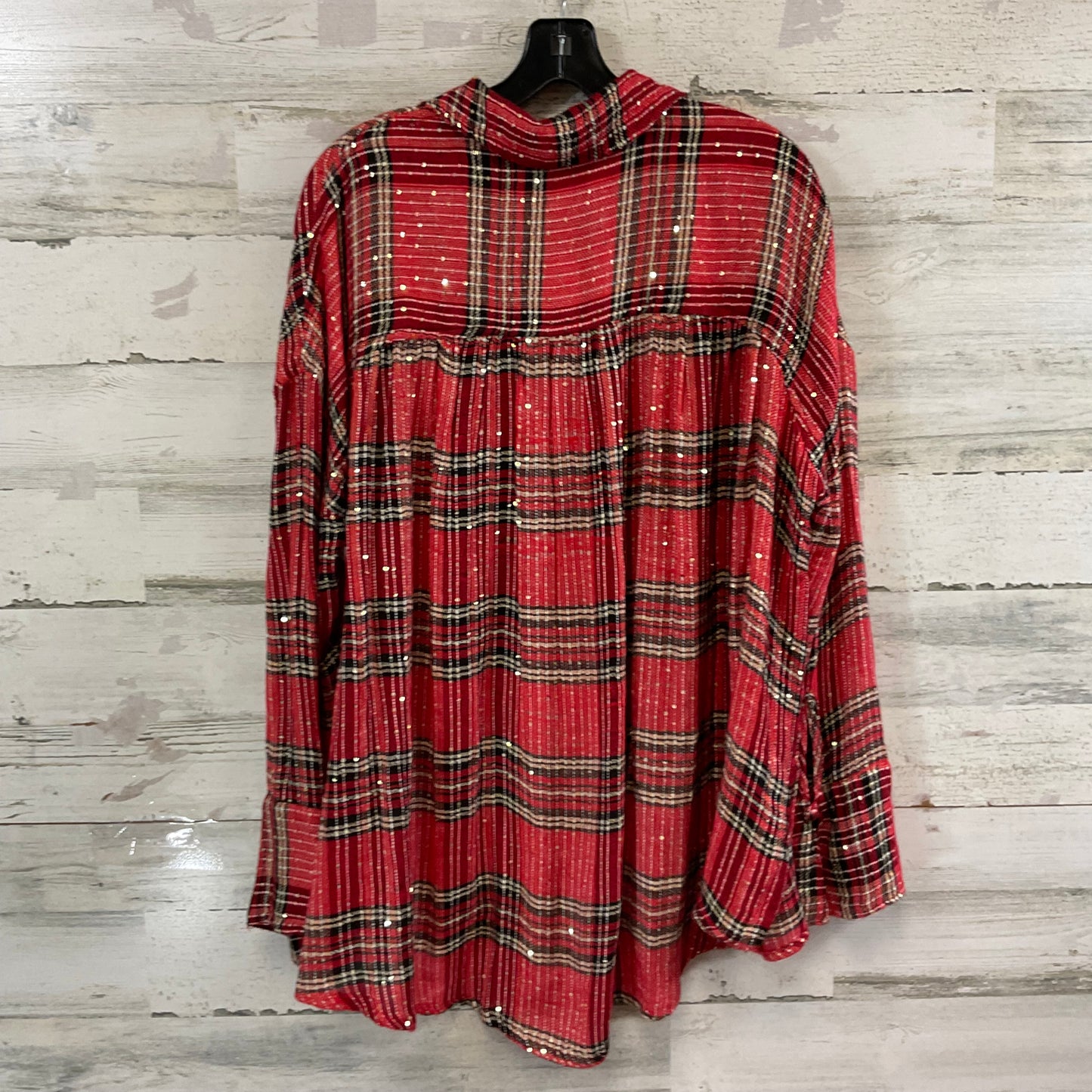 Top Long Sleeve By Free People In Red, Size: Xs