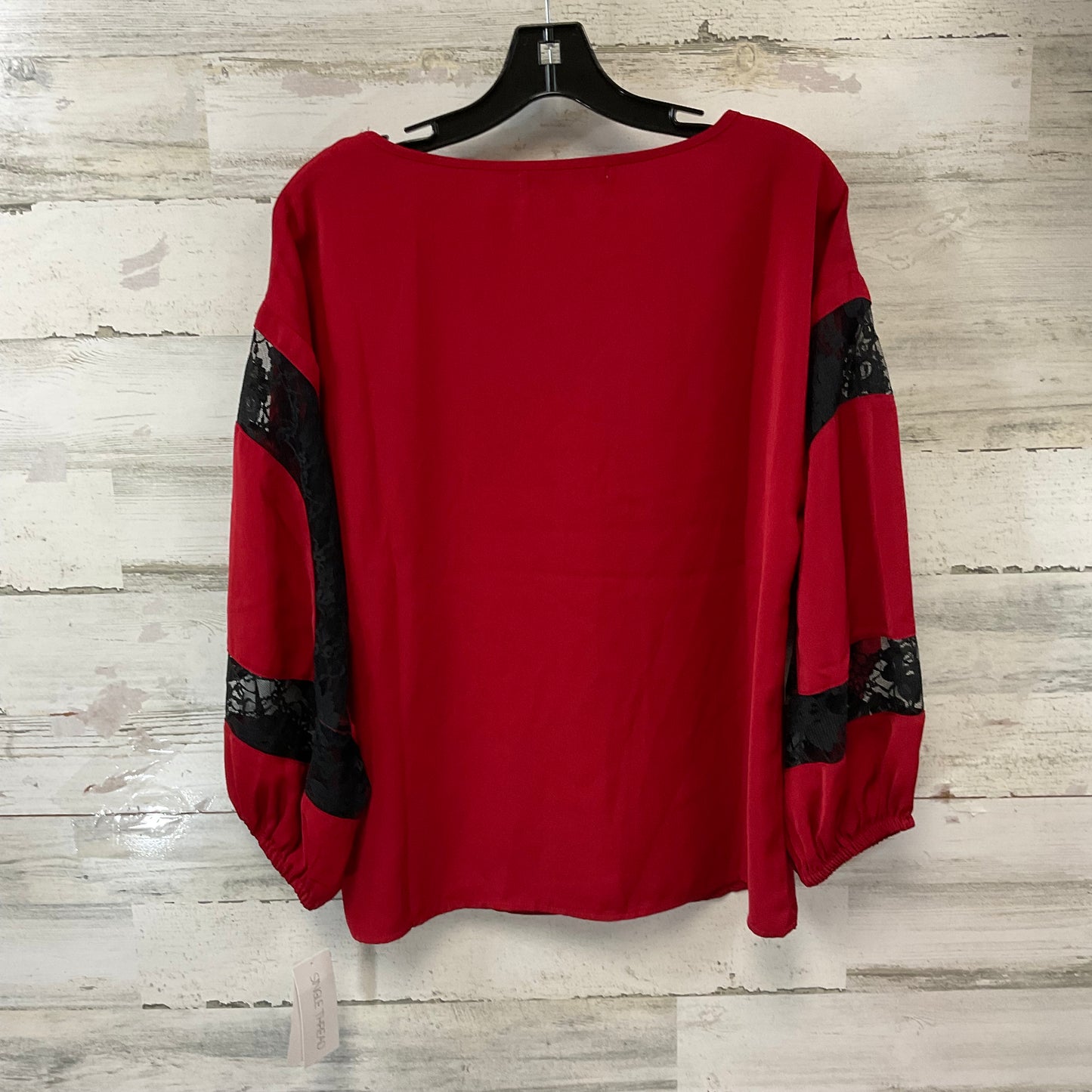 Top 3/4 Sleeve By SINGLE THREAD In Red, Size: S