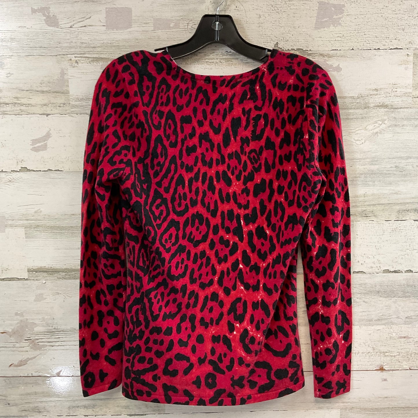 Sweater Cashmere By Neiman Marcus In Red, Size: L