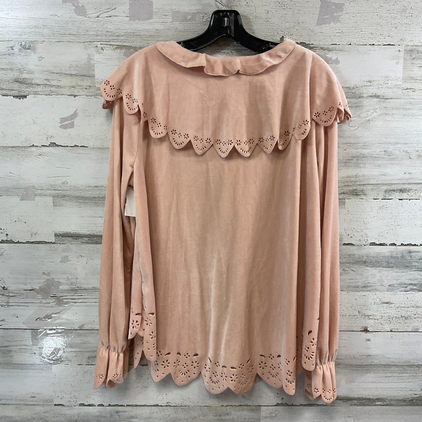 Top Long Sleeve By Pol In Orange, Size: M