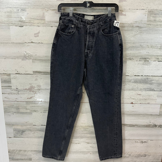 Jeans Straight By Everlane In Black Denim, Size: 6