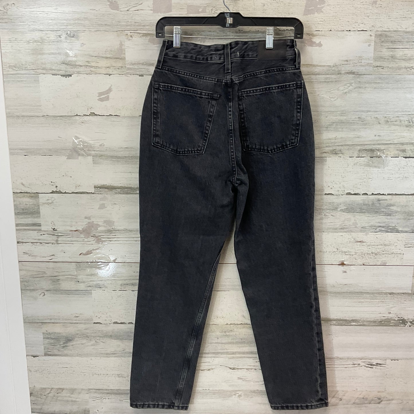 Jeans Straight By Everlane In Black Denim, Size: 6