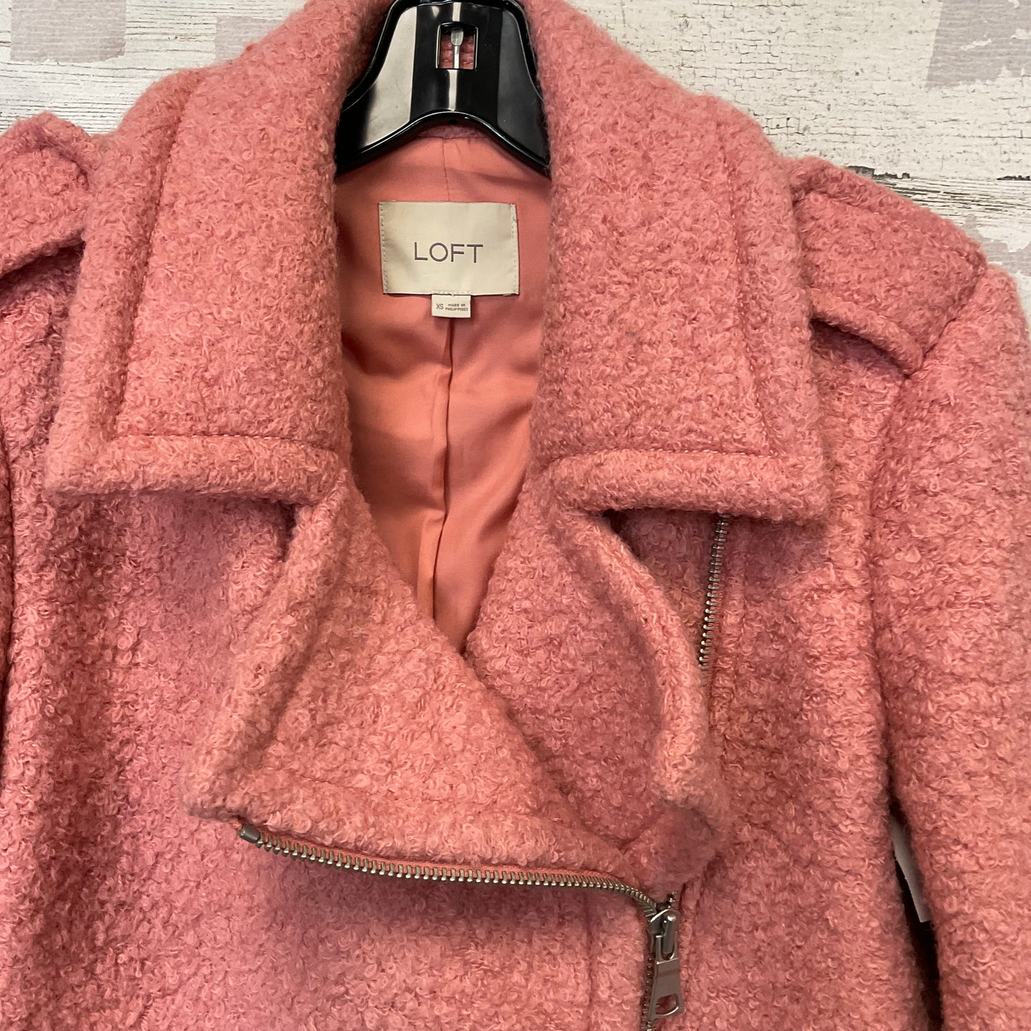 Coat Other By Loft In Pink, Size: Xs