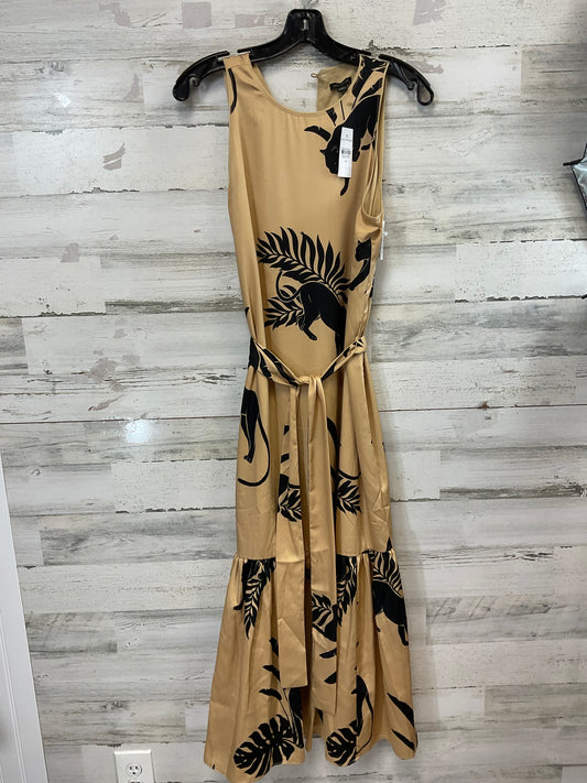 Dress Casual Maxi By Ann Taylor In Brown, Size: M