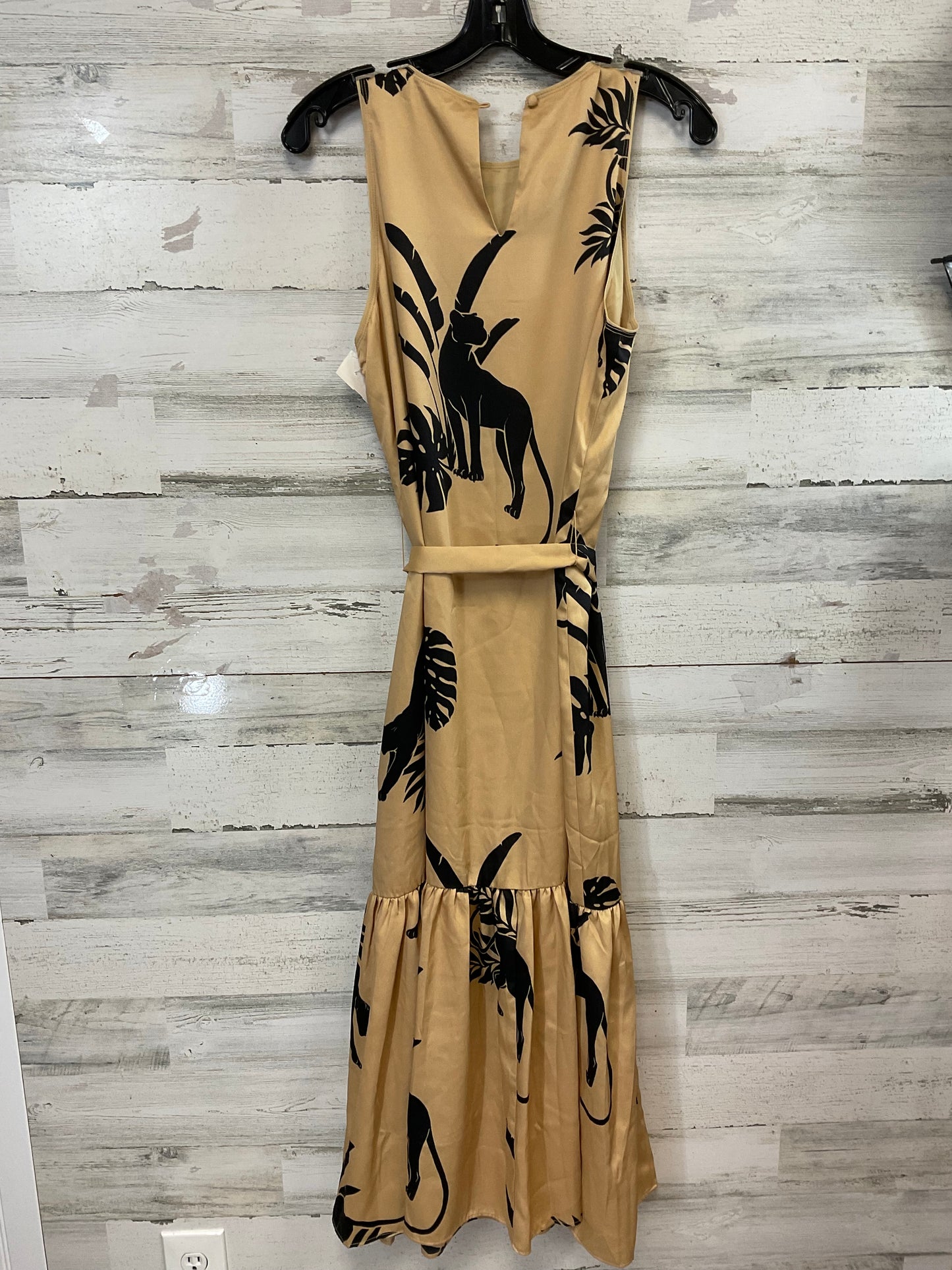 Dress Casual Maxi By Ann Taylor In Brown, Size: M