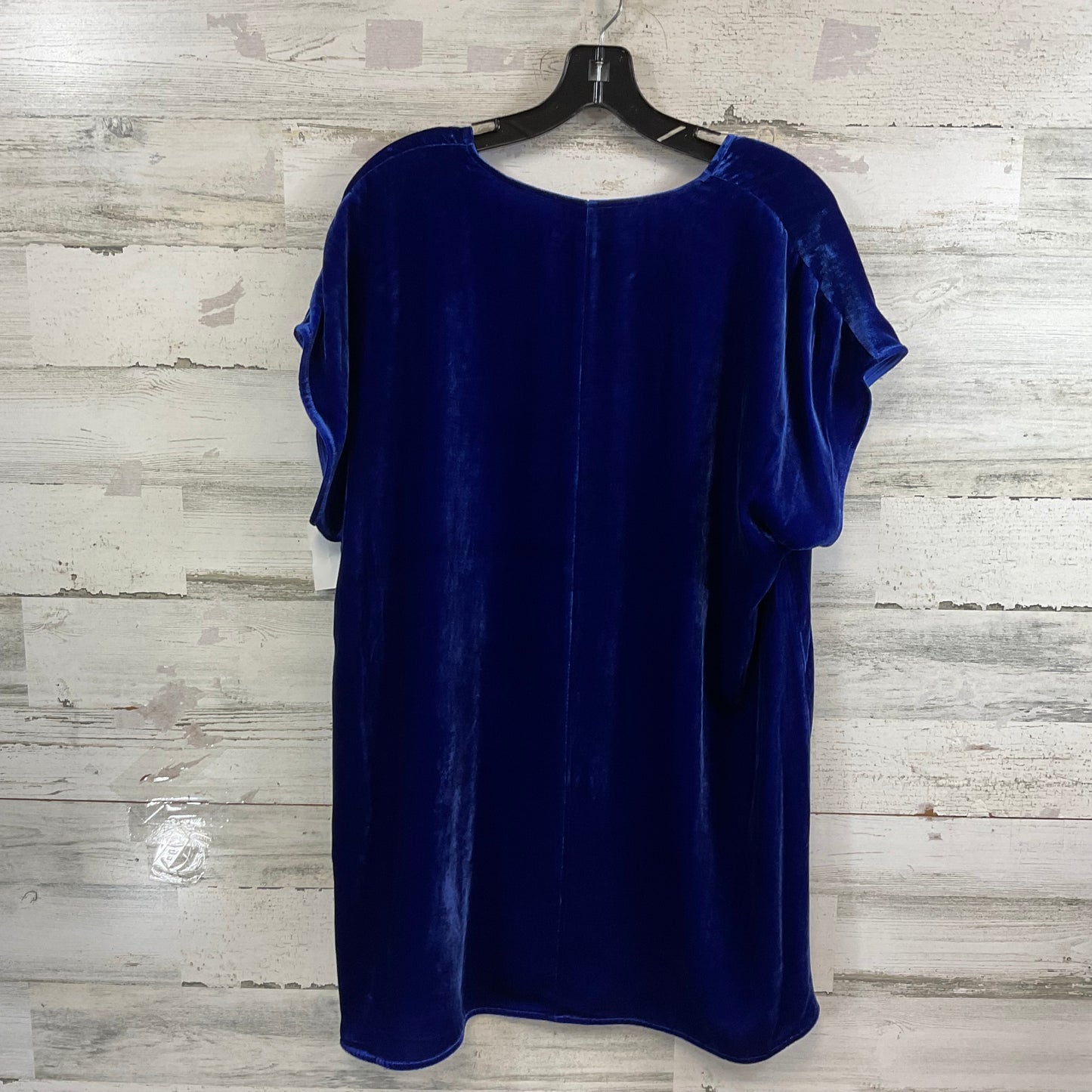 Top Short Sleeve By Eileen Fisher In Blue, Size: M