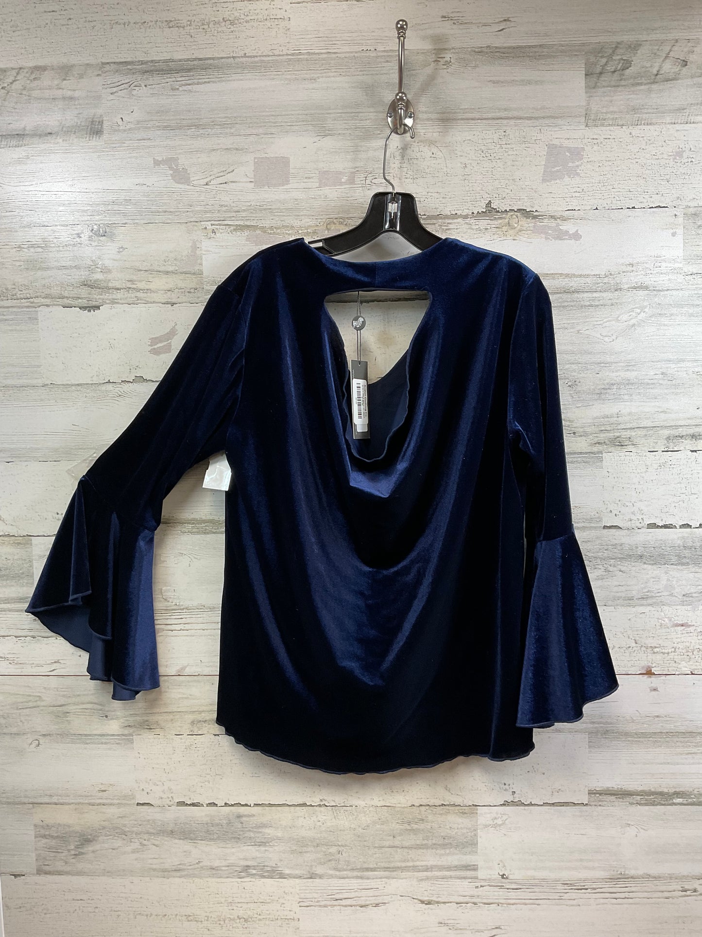 Top Long Sleeve By Cma In Blue, Size: L