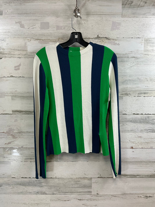 Top Long Sleeve By Cma In Blue & Green, Size: M