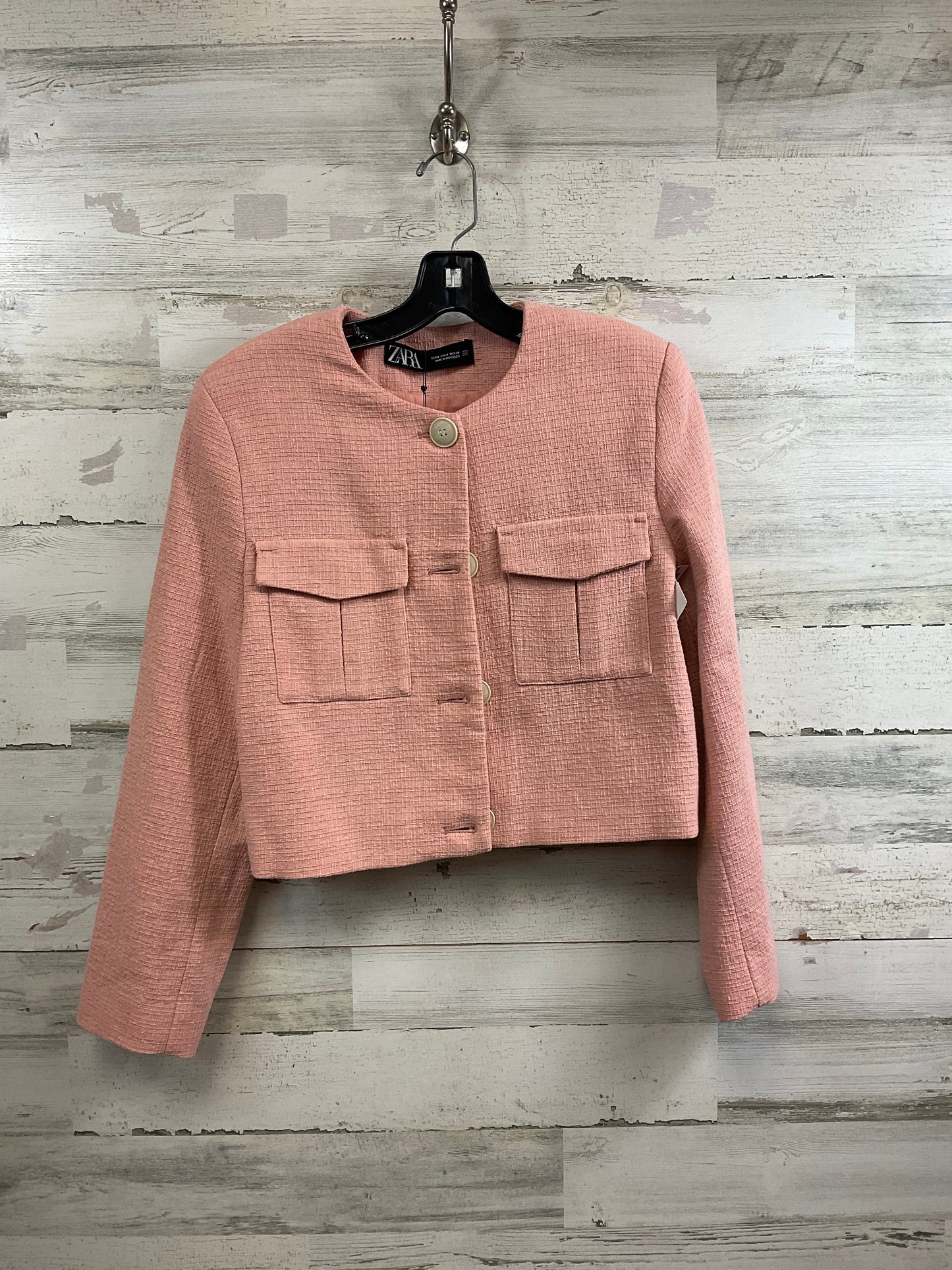 Jacket Other By Zara In Pink, Size: 6