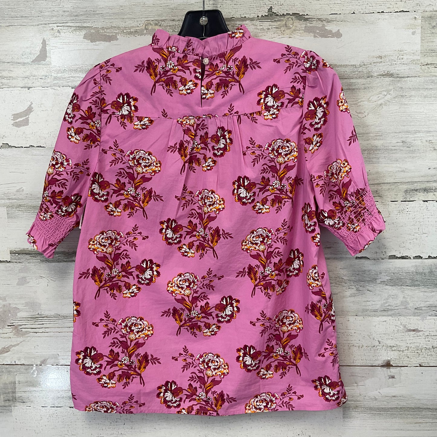 Top Short Sleeve By J. Crew In Pink & Purple, Size: Xs