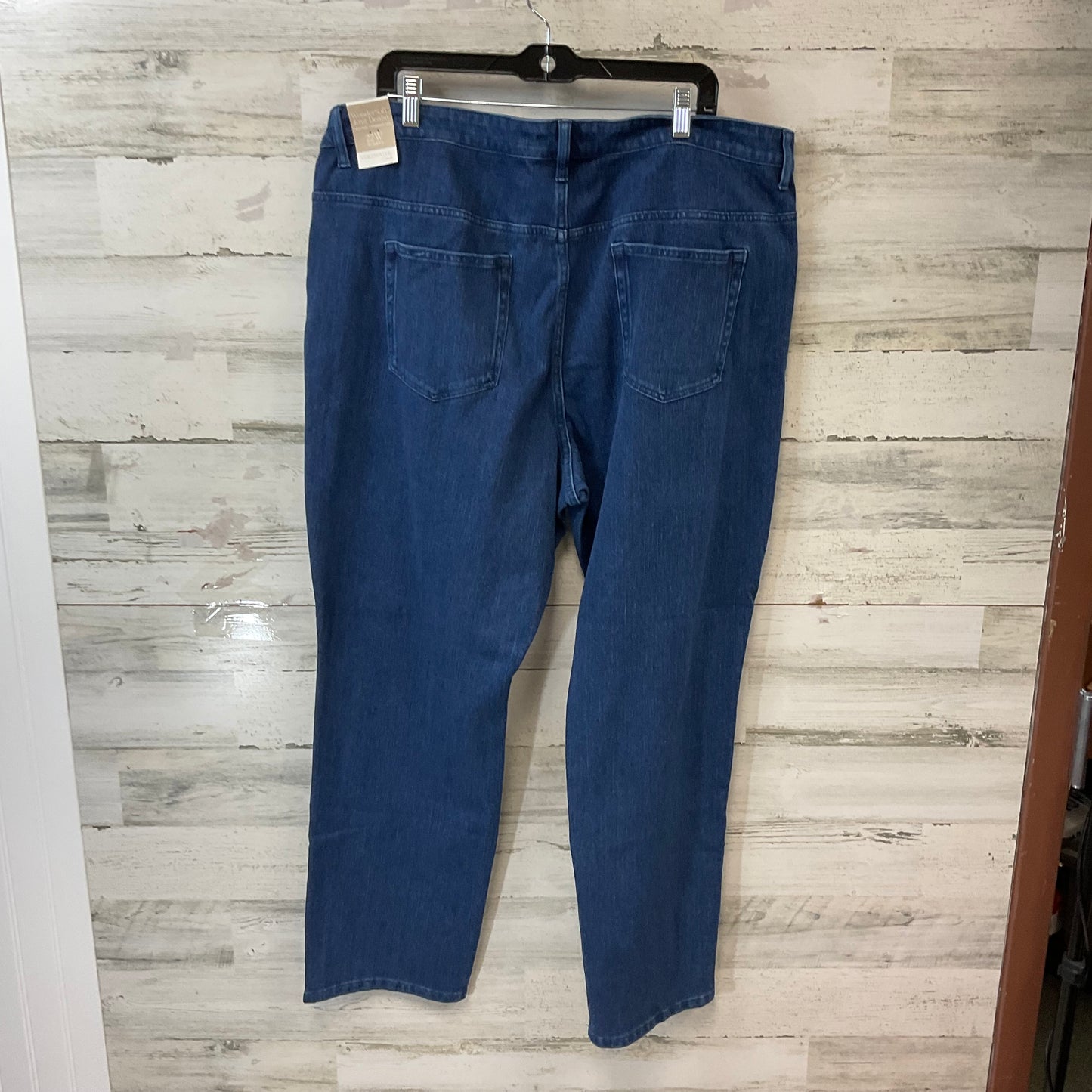 Jeans Straight By Coldwater Creek In Blue Denim, Size: 22