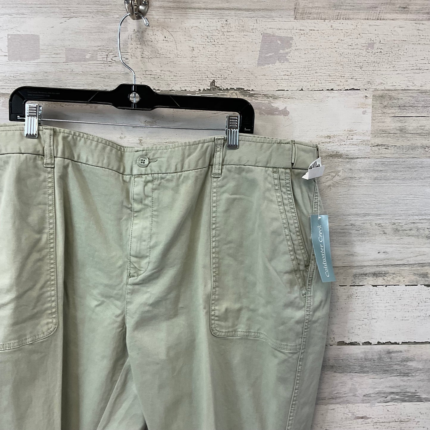 Pants Other By Coldwater Creek In Green Denim, Size: 22