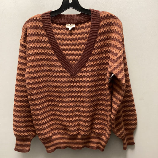 Sweater By Hem & Thread In Brown, Size: M