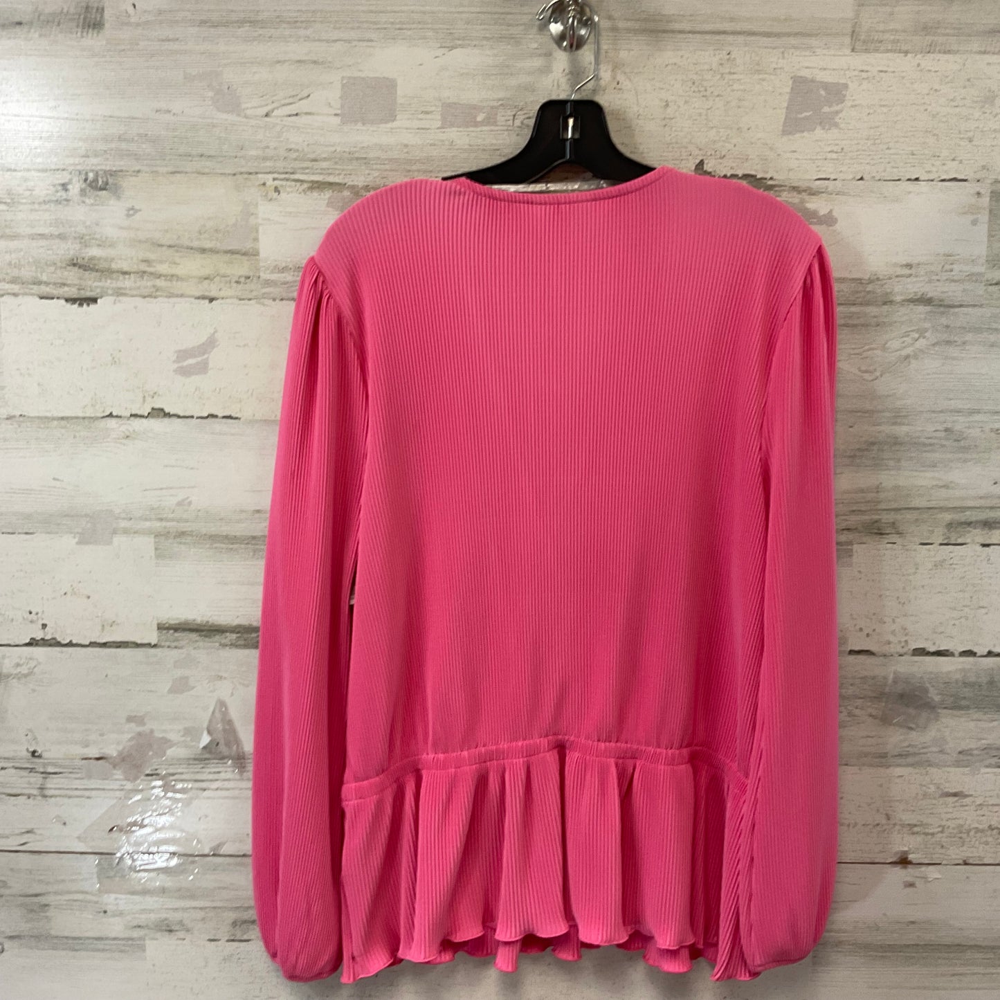 Top Long Sleeve By ON 34th In Pink, Size: L