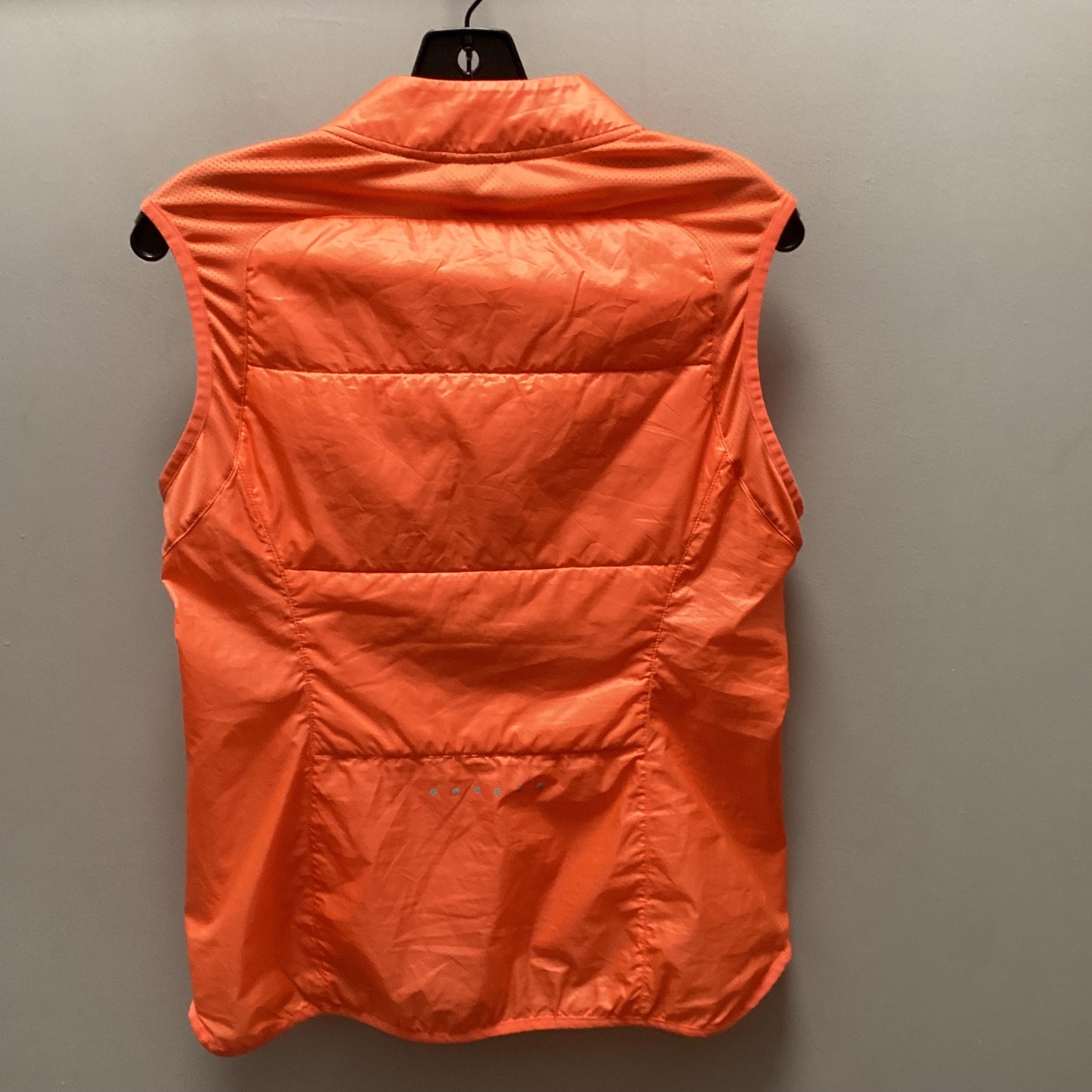 Vest Puffer & Quilted By Nike Apparel In Orange, Size: M