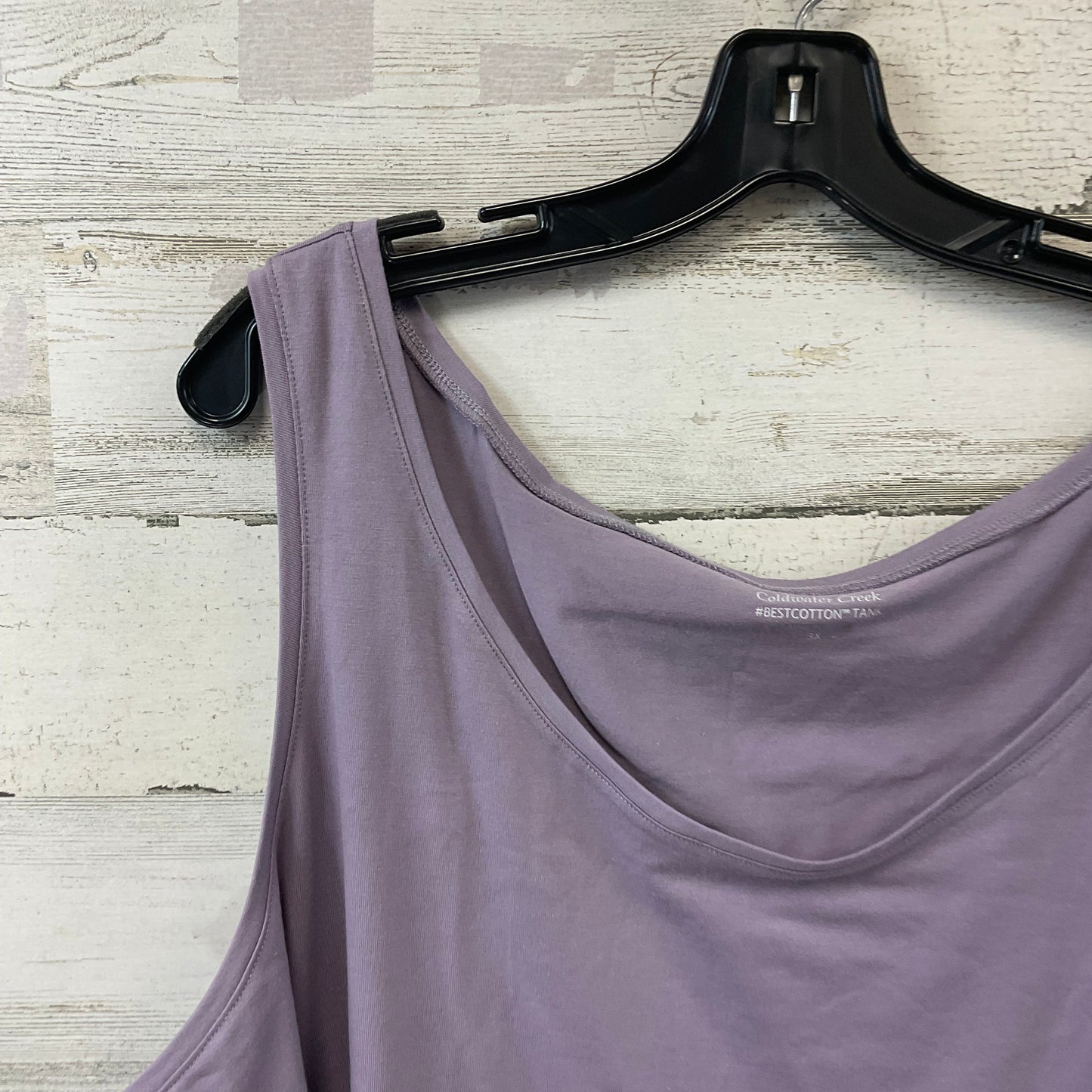 Top Sleeveless Basic By Coldwater Creek In Purple, Size: 3x