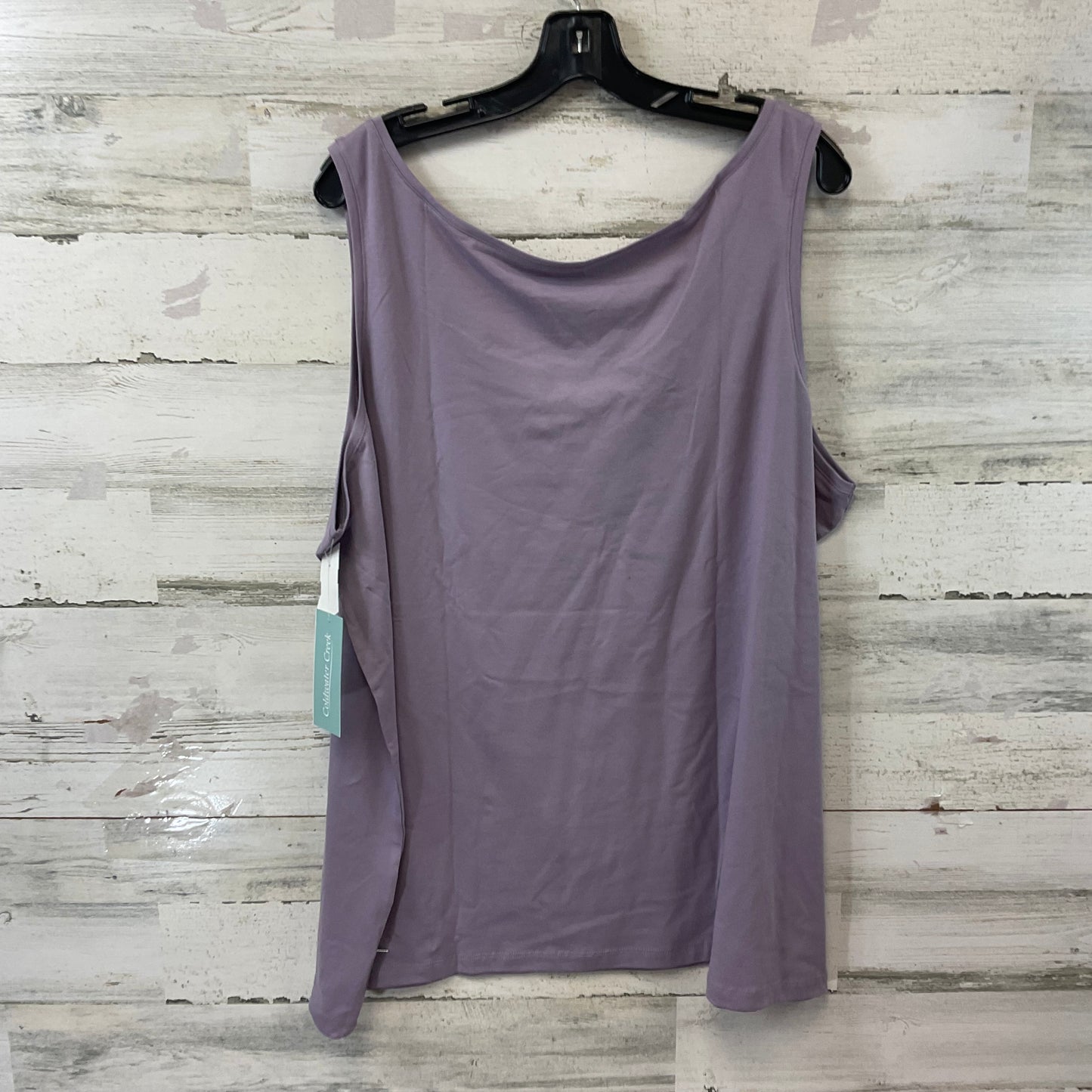 Top Sleeveless Basic By Coldwater Creek In Purple, Size: 3x