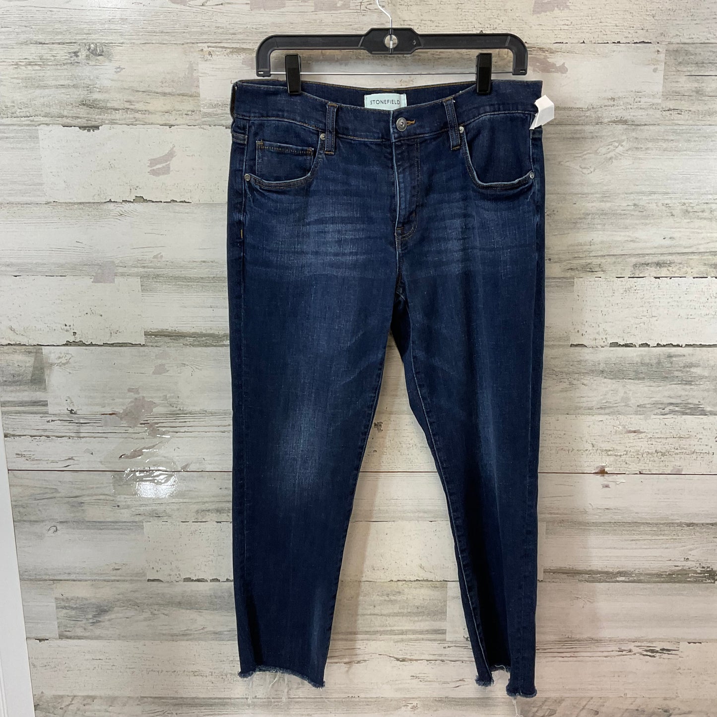 Jeans Straight By STONEFIELD In Blue Denim, Size: 8