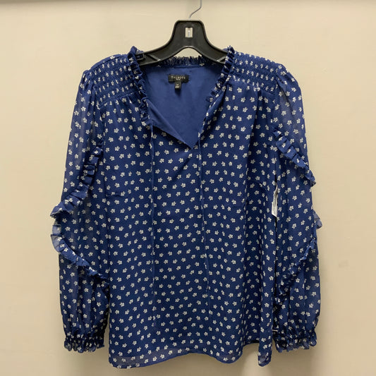 Top Long Sleeve By Talbots In Blue, Size: Lp