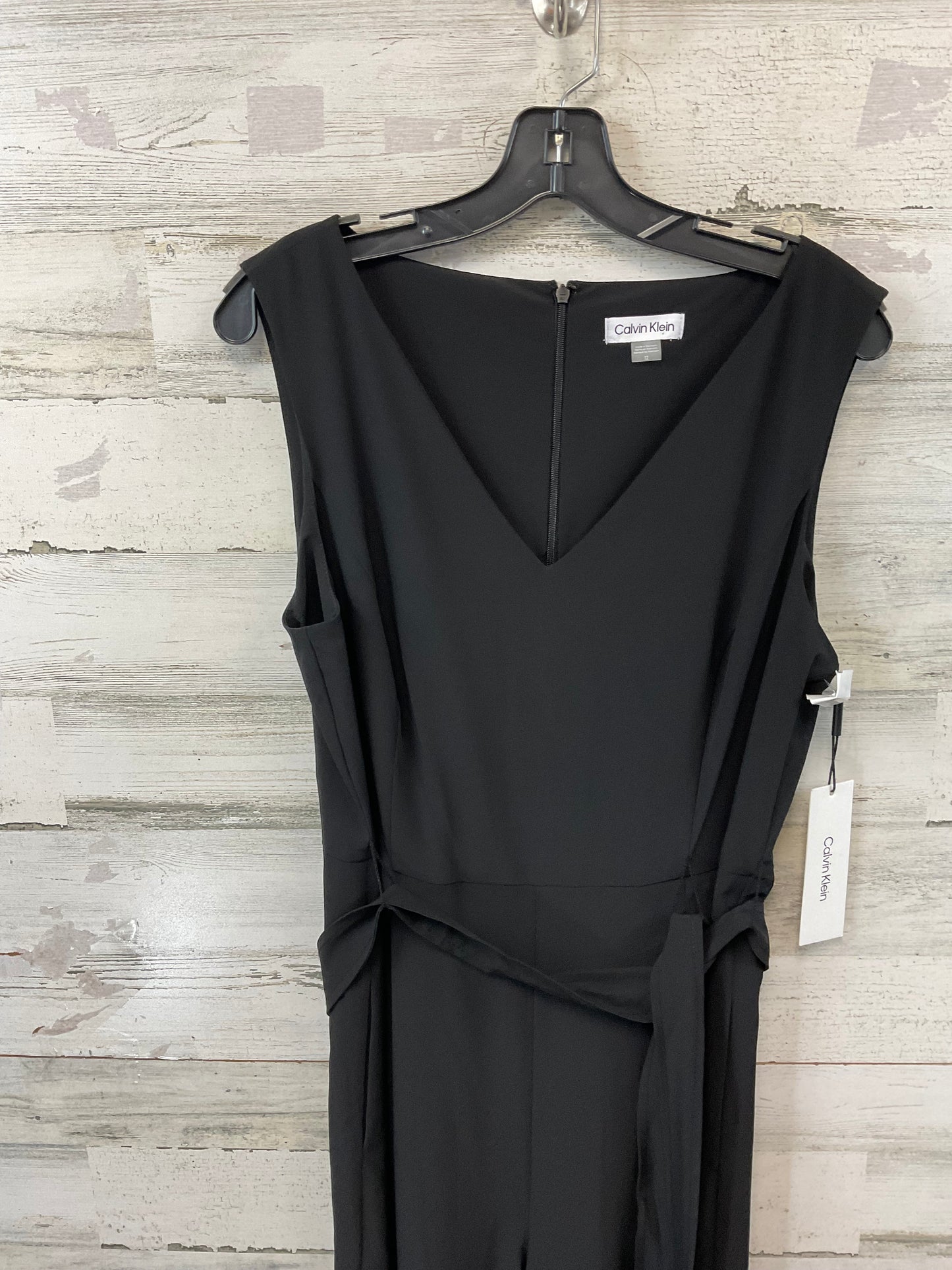 Jumpsuit By Calvin Klein In Black, Size: L