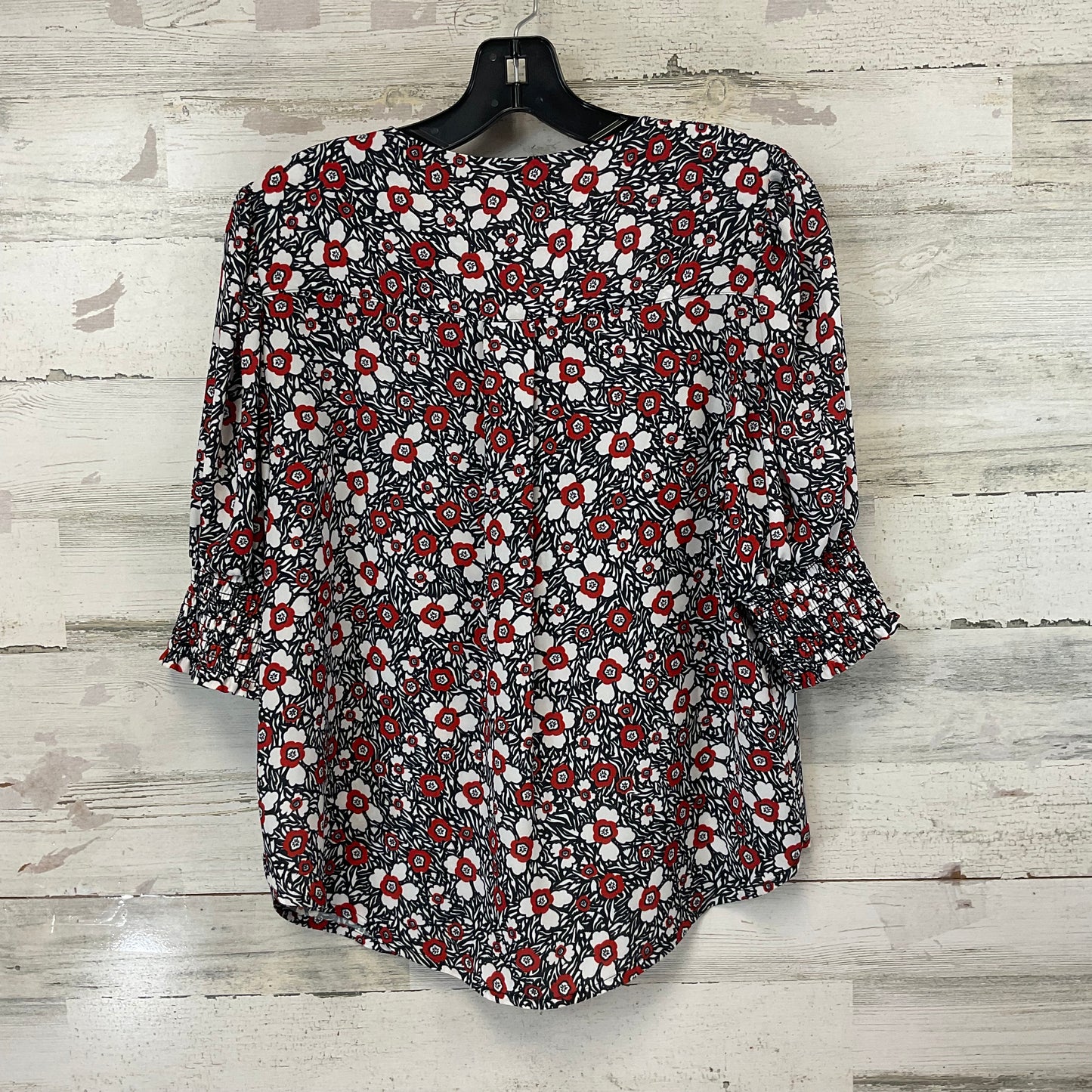 Blouse Short Sleeve By Rebecca Minkoff In Black, Size: S