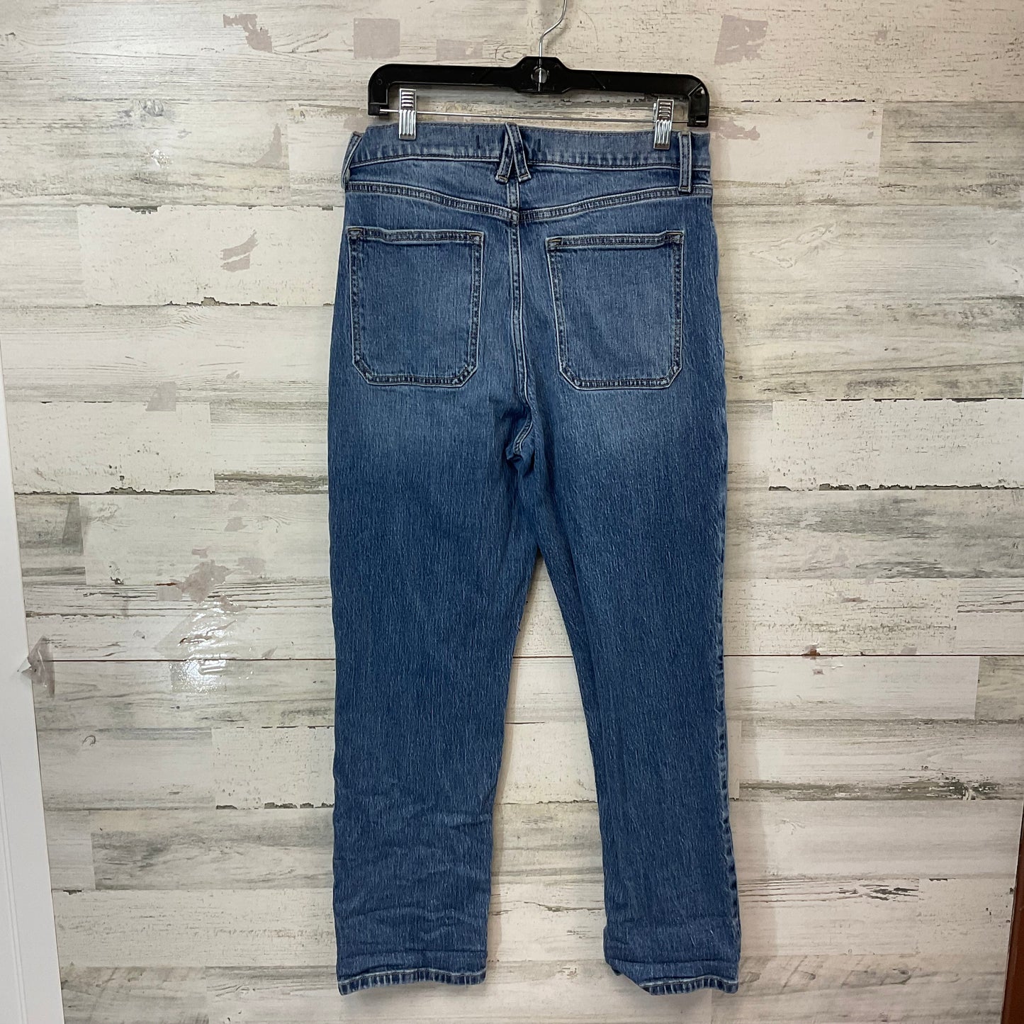 Jeans Straight By EUNINA In Blue Denim, Size: 10