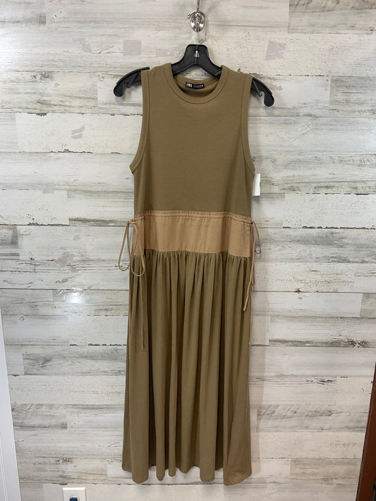 Dress Casual Maxi By Zara In Green, Size: M