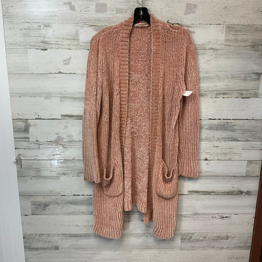 Sweater Cardigan By Soft Surroundings In Peach, Size: M