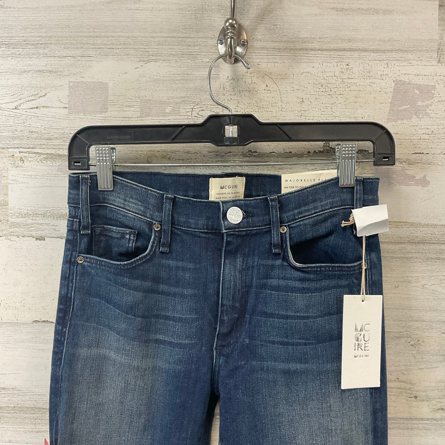 Jeans Flared By MCGUIRE In Blue Denim, Size: 0