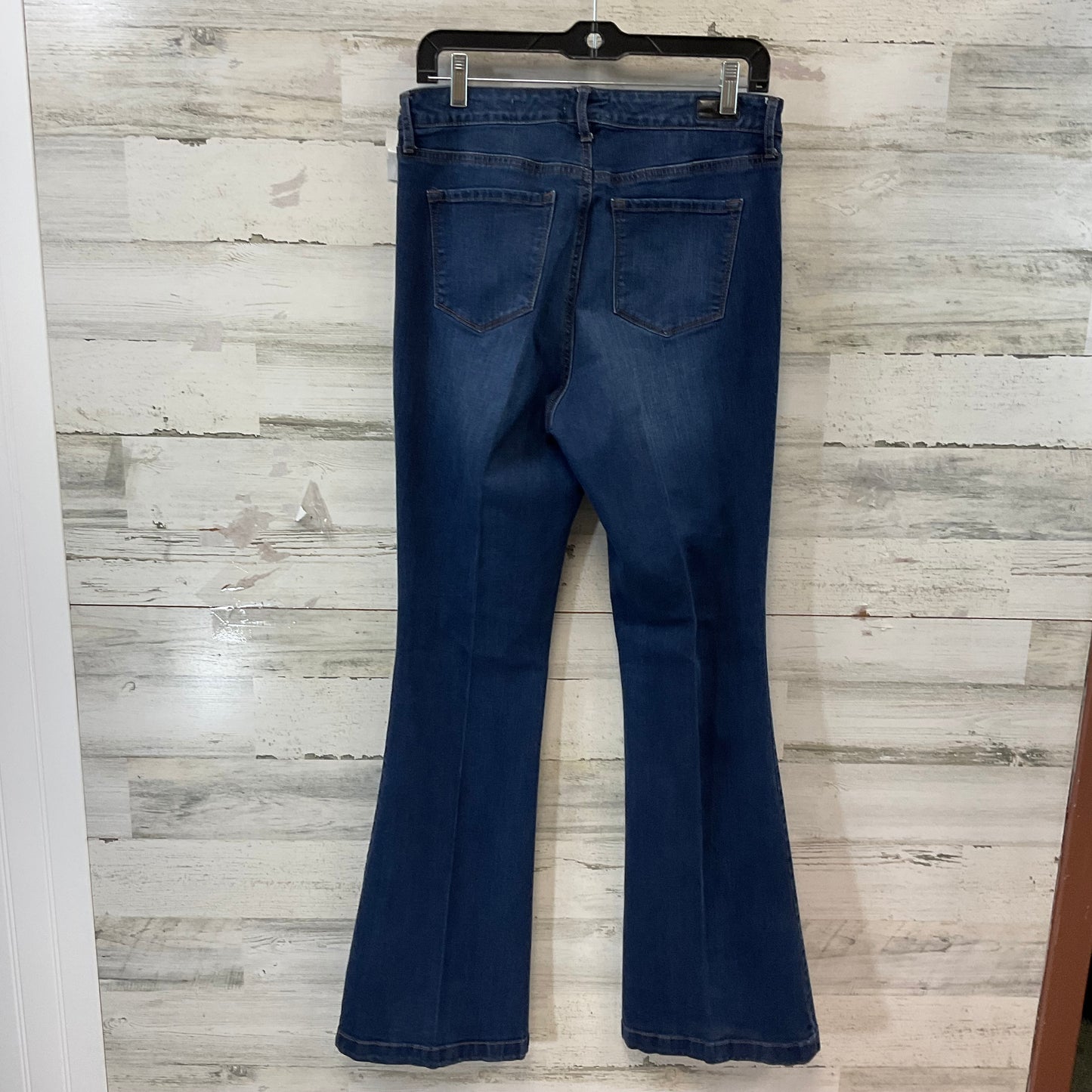 Jeans Flared By Sofia By Sofia Vergara In Blue Denim, Size: 12