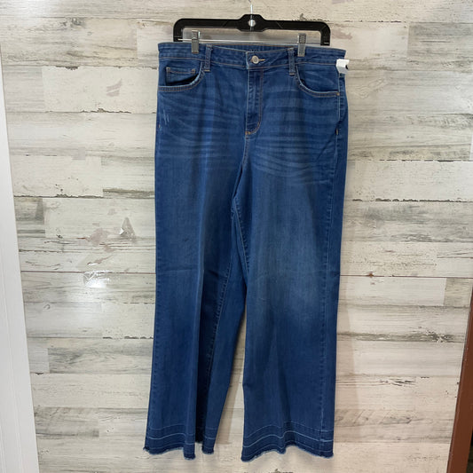 Jeans Wide Leg By Ana In Blue Denim, Size: 14