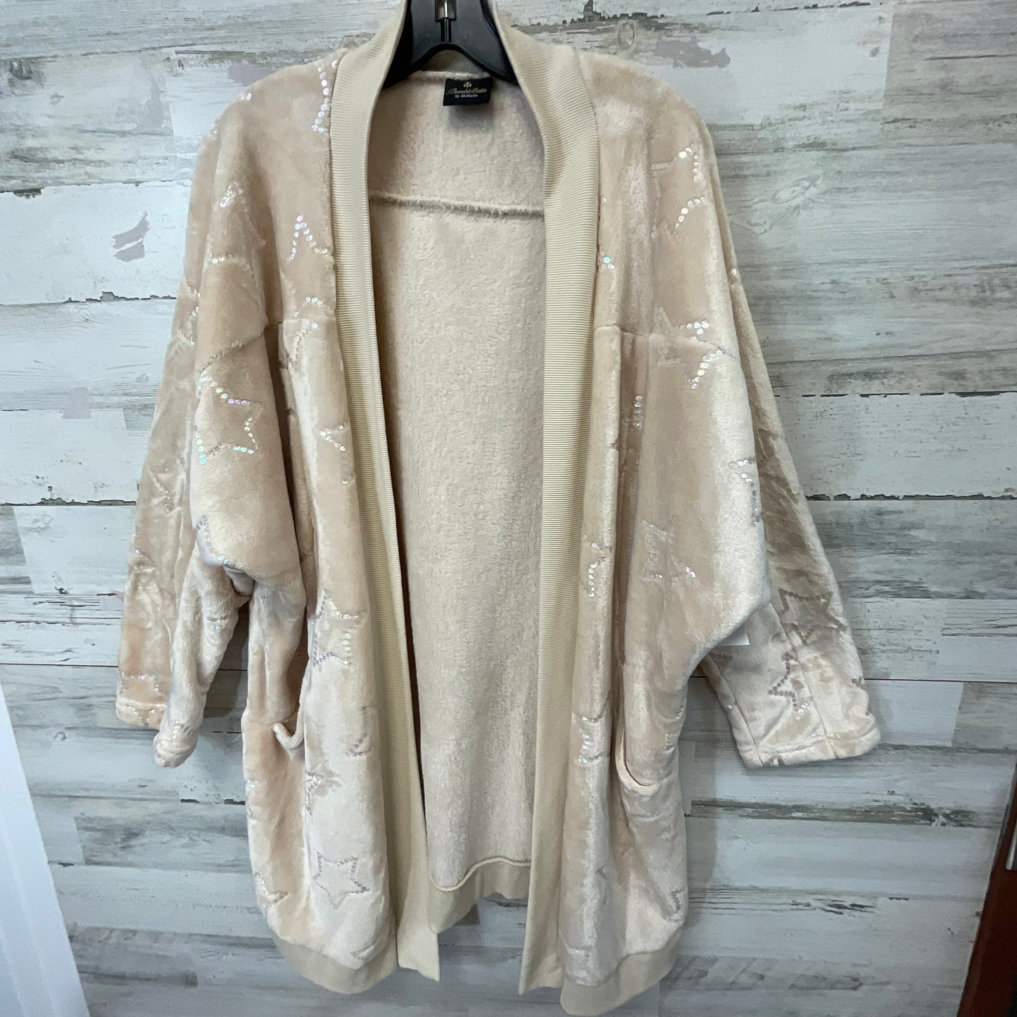 Sweater Cardigan By bumble Bella  In Cream, Size: M