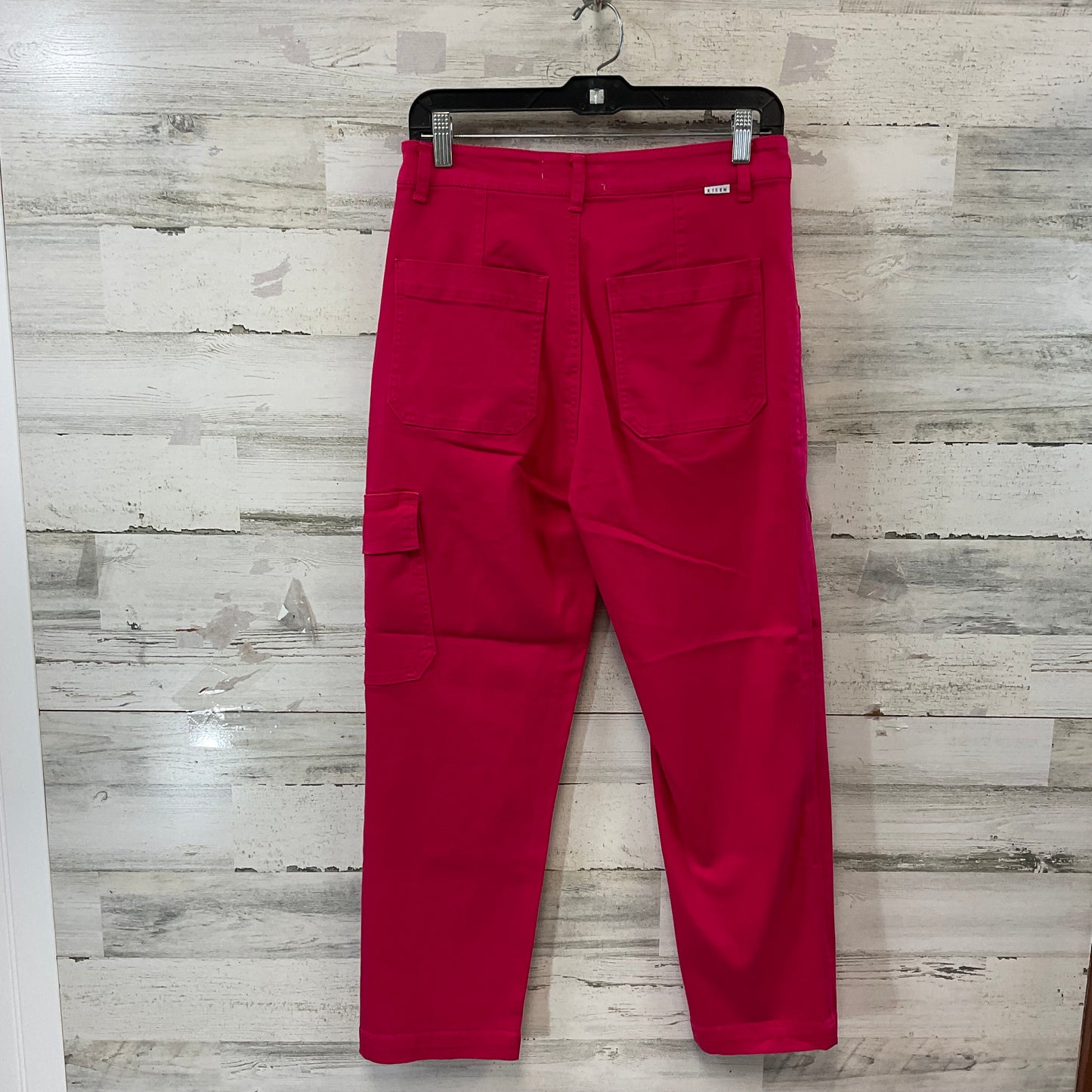 Jeans Straight By Risen In Pink Denim, Size: 8