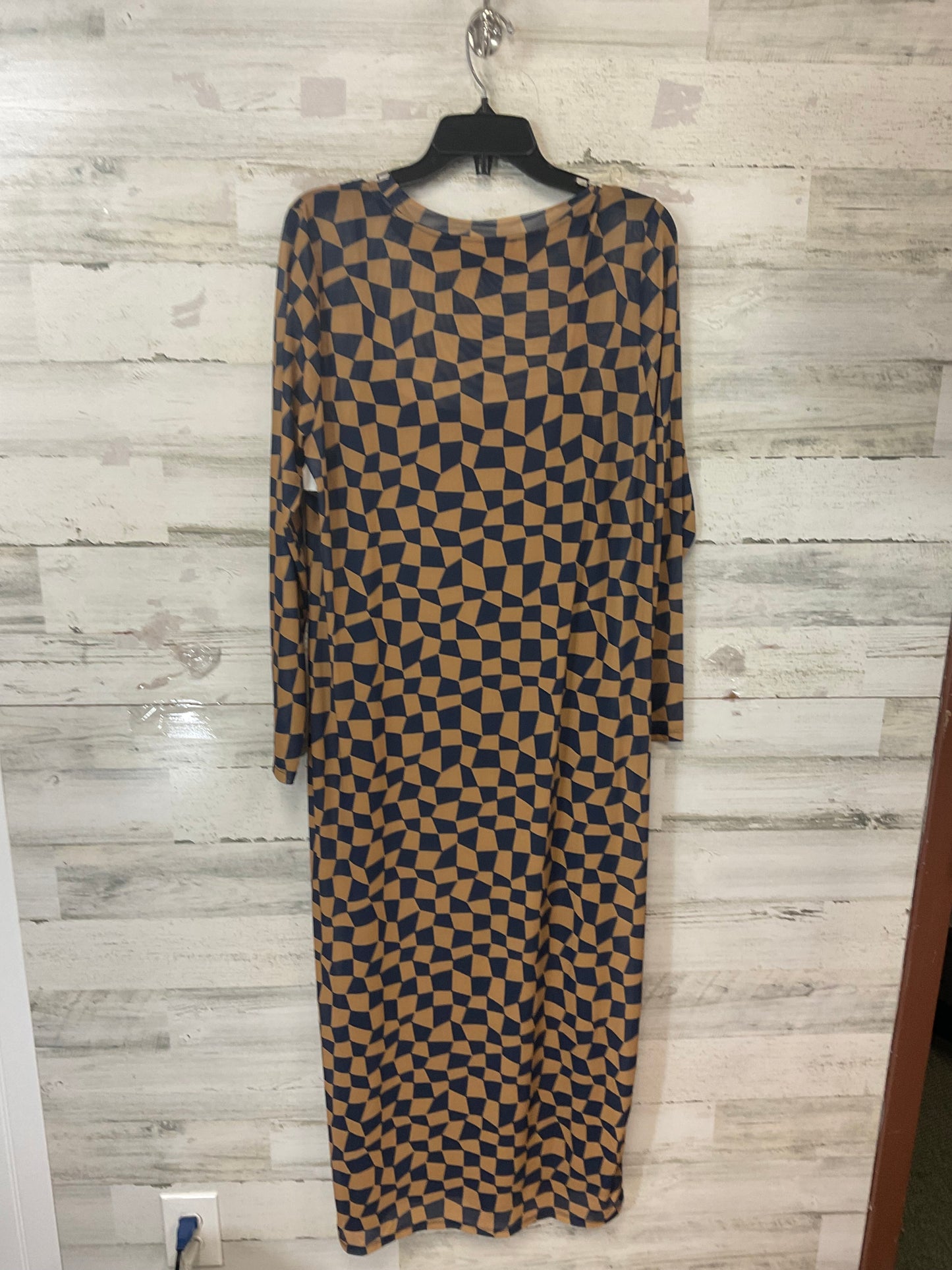 Dress Casual Maxi By Eloquii In Brown, Size: Xxl