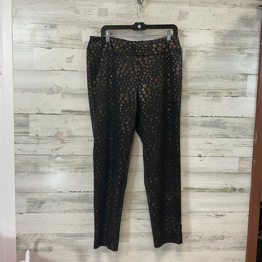 Pants Other By Krazy Larry In Black & Brown, Size: 12