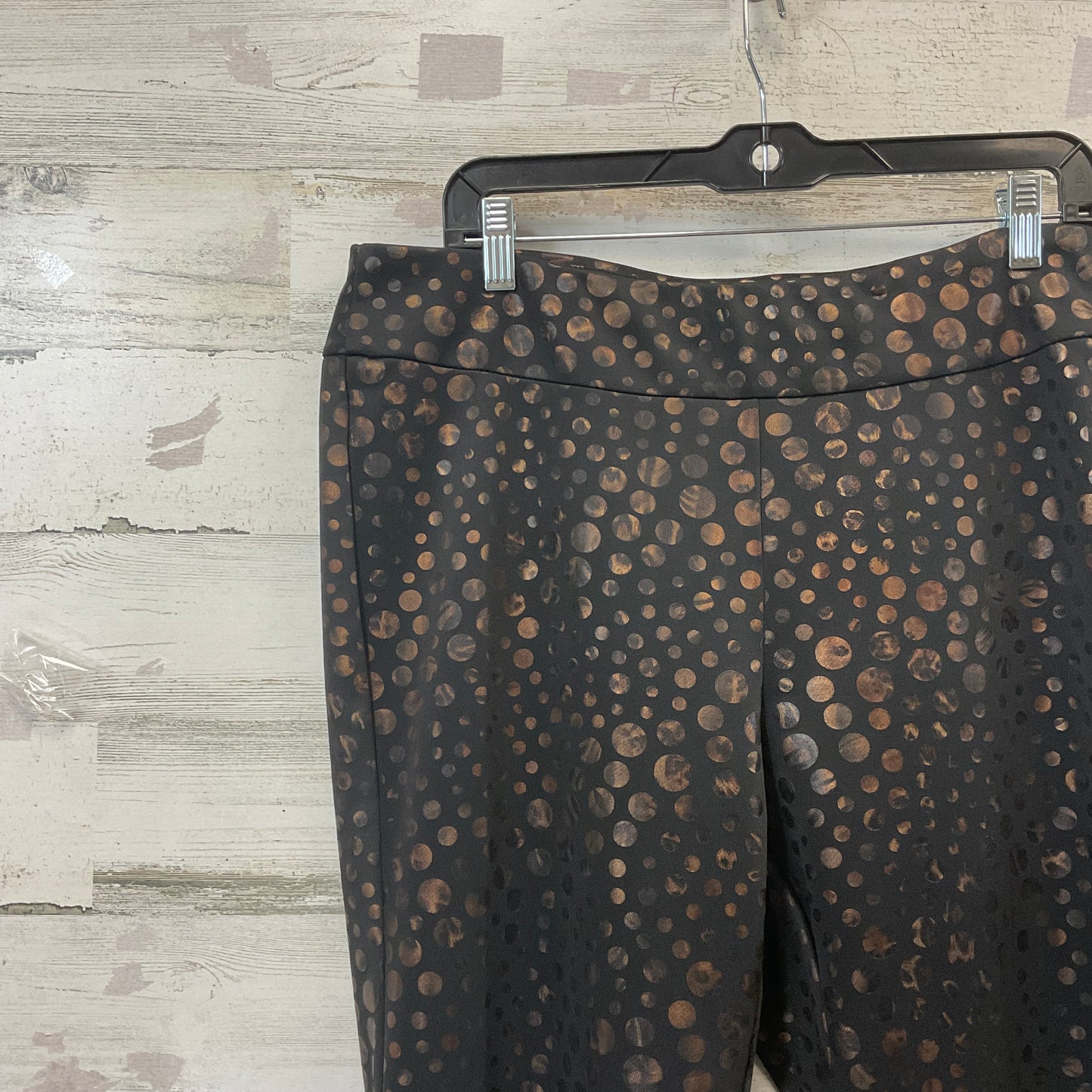 Pants Other By Krazy Larry In Black & Brown, Size: 12