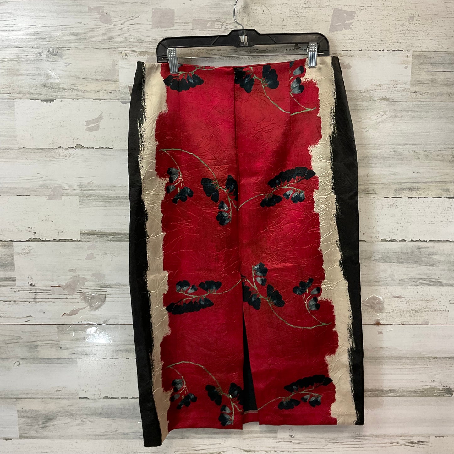 Skirt Midi By Zara In Red, Size: Xl