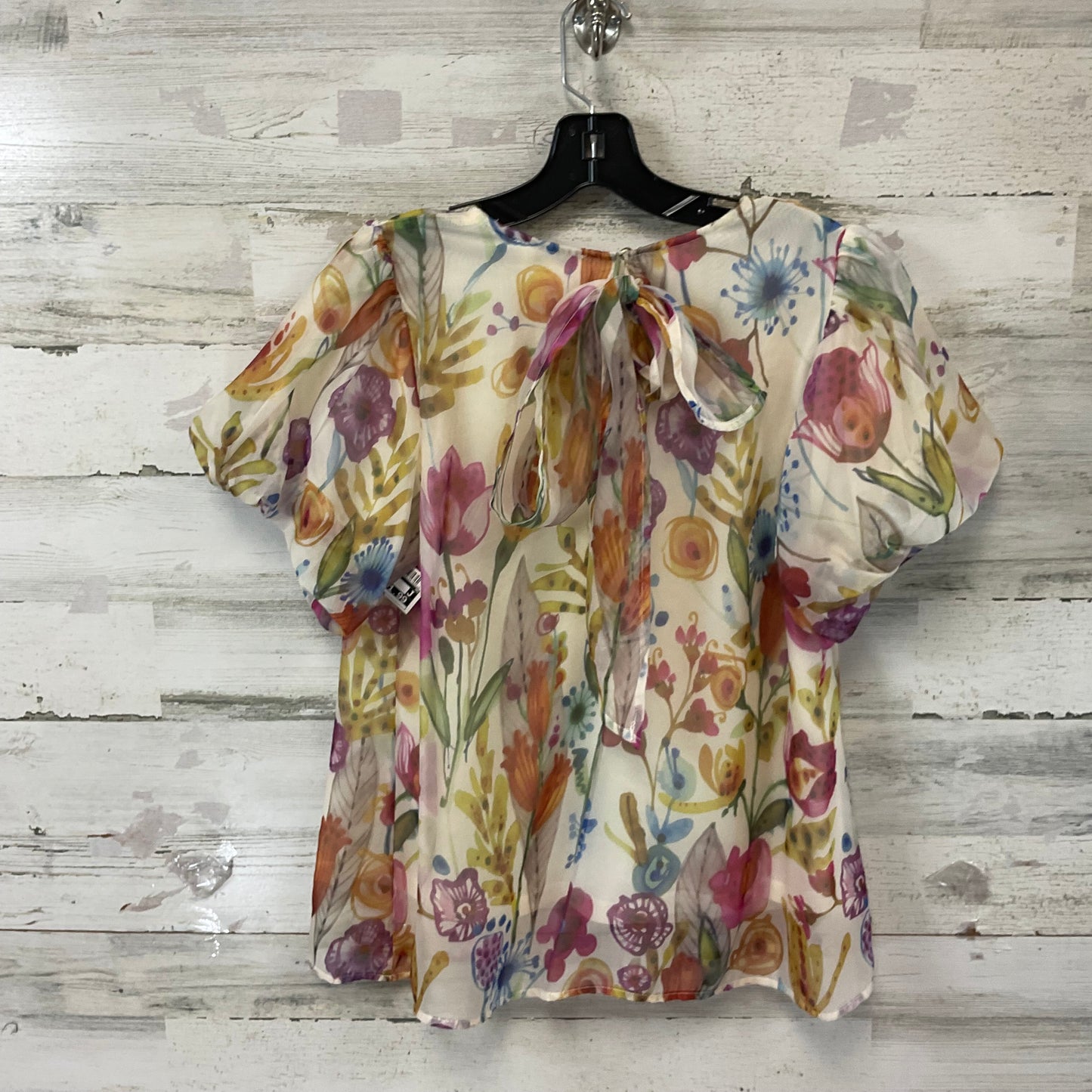 Top Short Sleeve By Umgee In Cream, Size: S