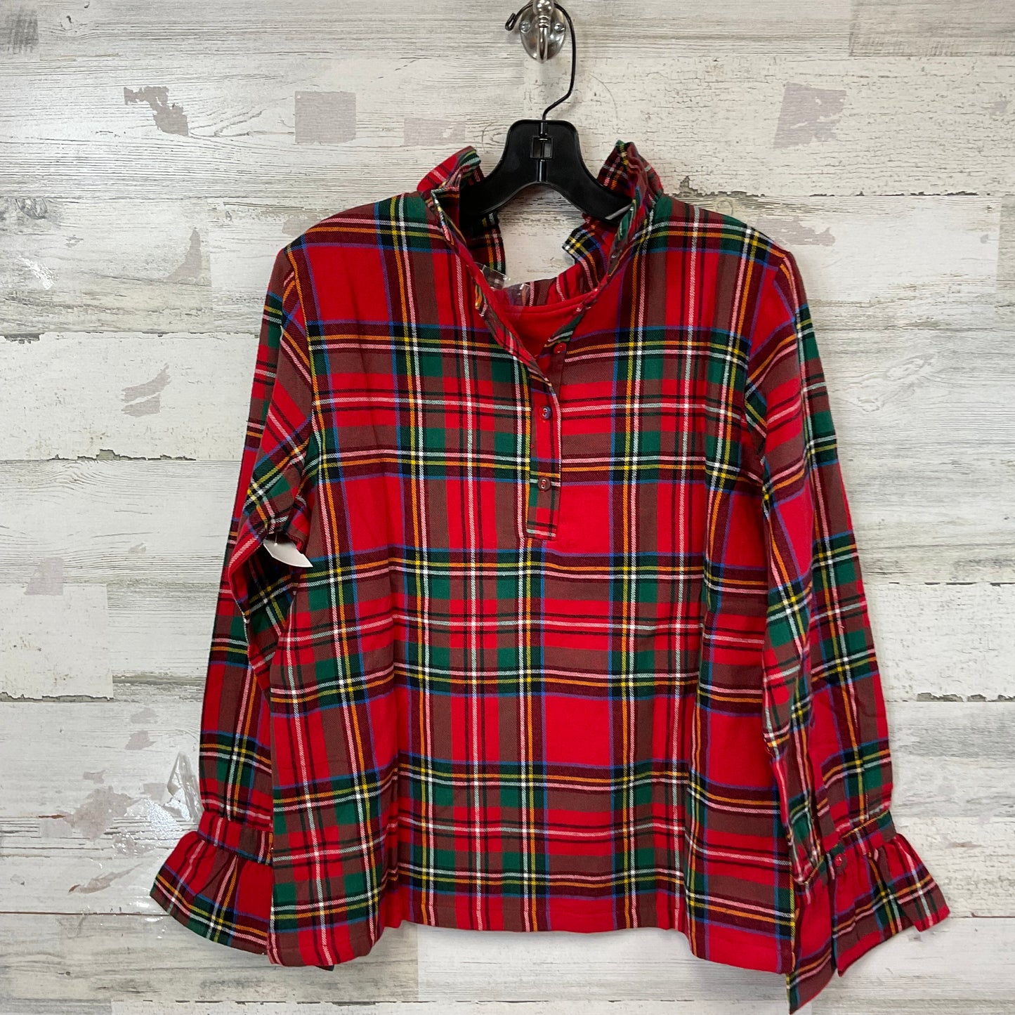 Blouse Long Sleeve By Tuckernuck In Red, Size: Xs