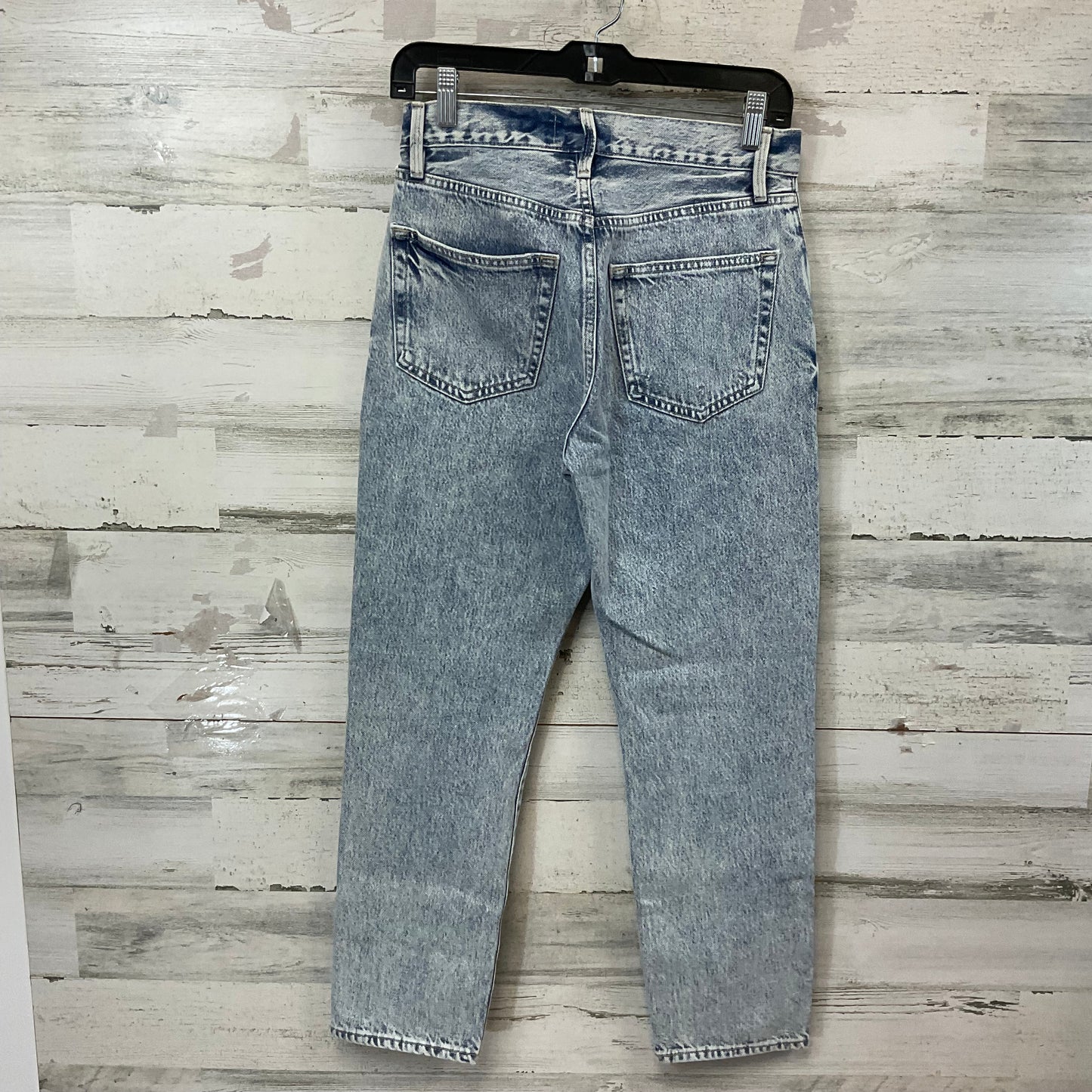 Jeans Straight By Frame In Blue Denim, Size: 2